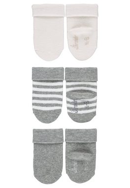 Sterntaler® Basicsocken GOTS Baby-Socken Ringel, 3er-Pack