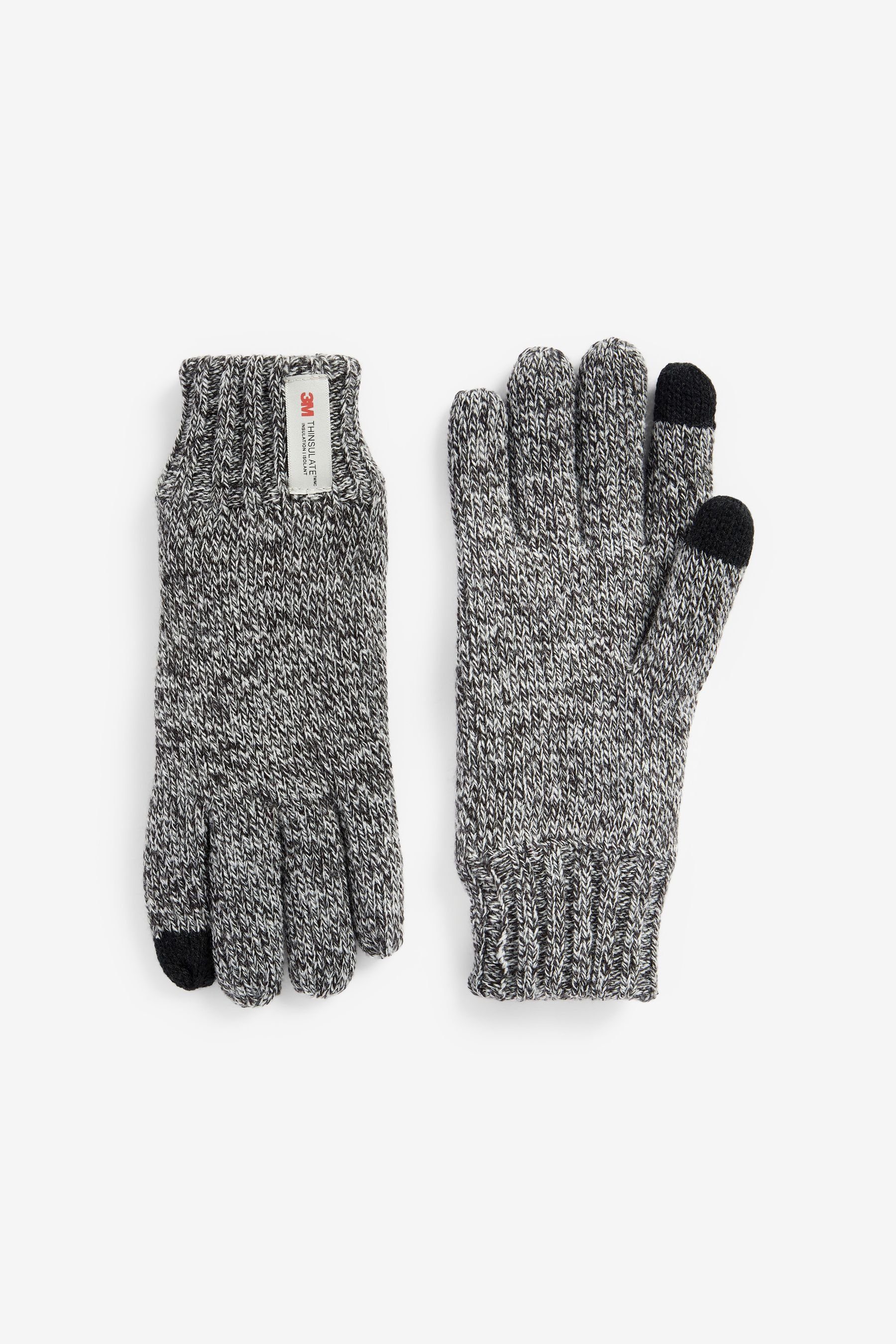 Strickhandschuhe Thinsulate®-Handschuhe Next Grey