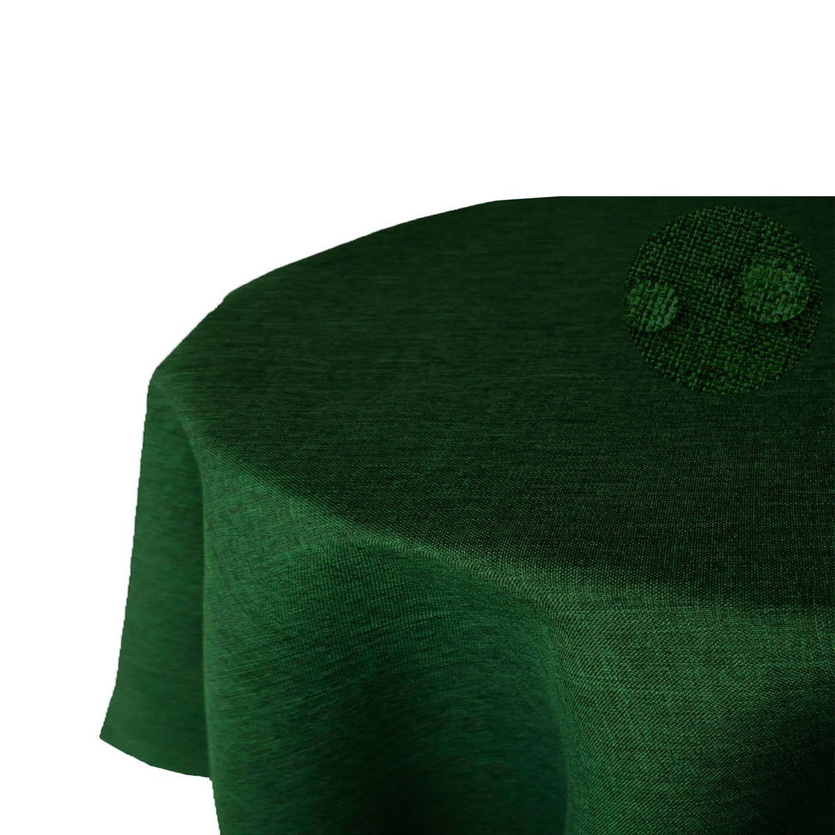 Tischdecke Leinenoptik OVAL Tischdecke uni Gartentischdecke, bügelfrei, Lot günstig online kaufen