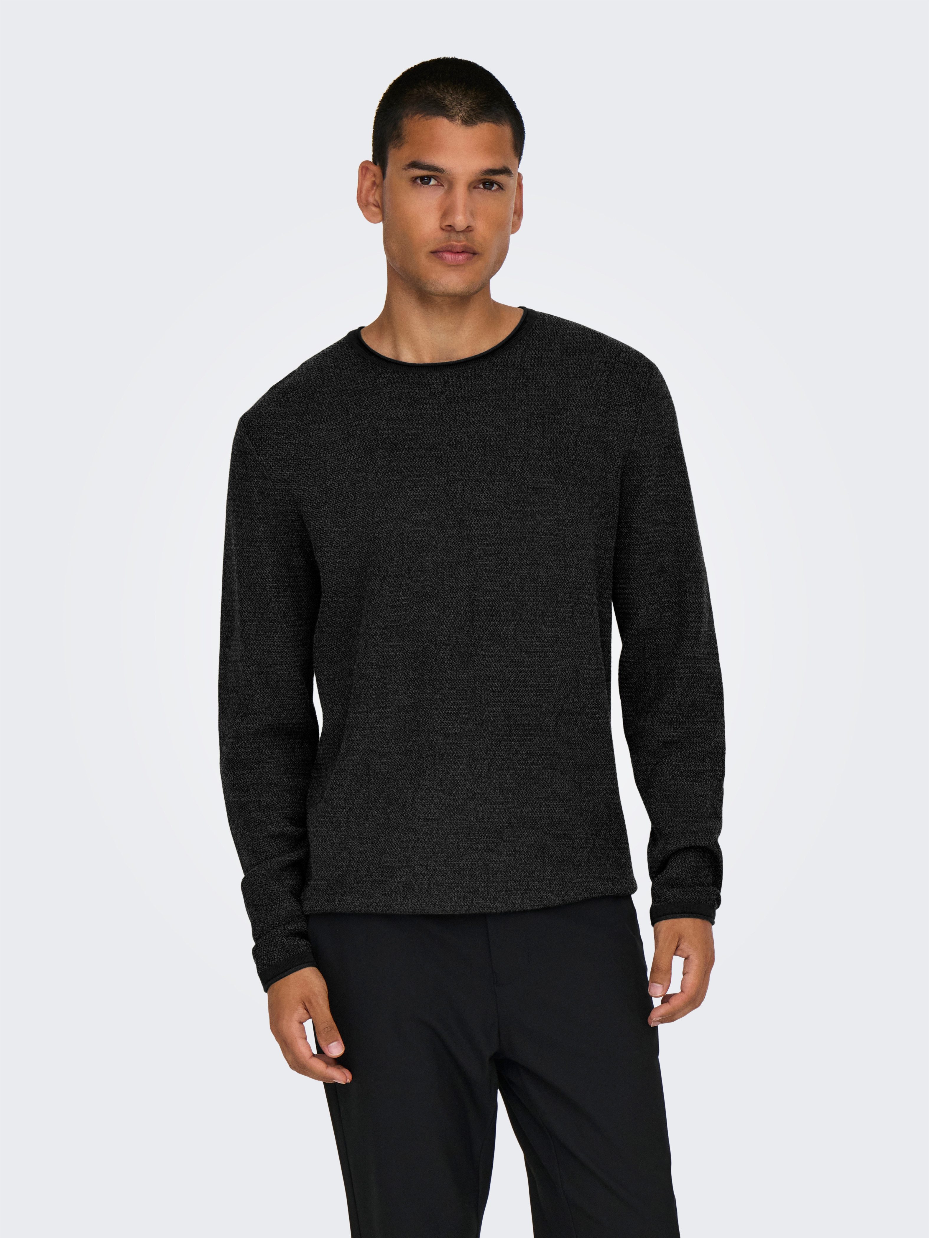 ONLY & SONS Strickpullover ONSERIC REG 12 STRUC CREW KNIT günstig online kaufen