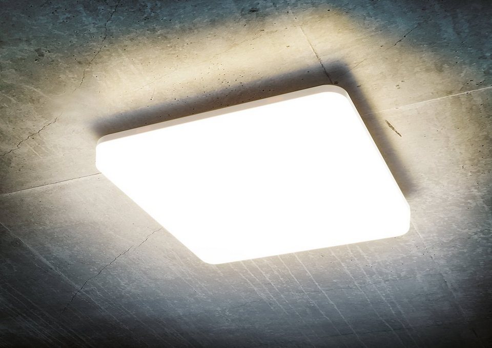 HEITRONIC LED Deckenleuchte Pronto, LED fest integriert, Warmweiß,  Wandlampe, Deckenlampe, für innen und außen, Sehr hell mit 1600 lm  Lichtstrom