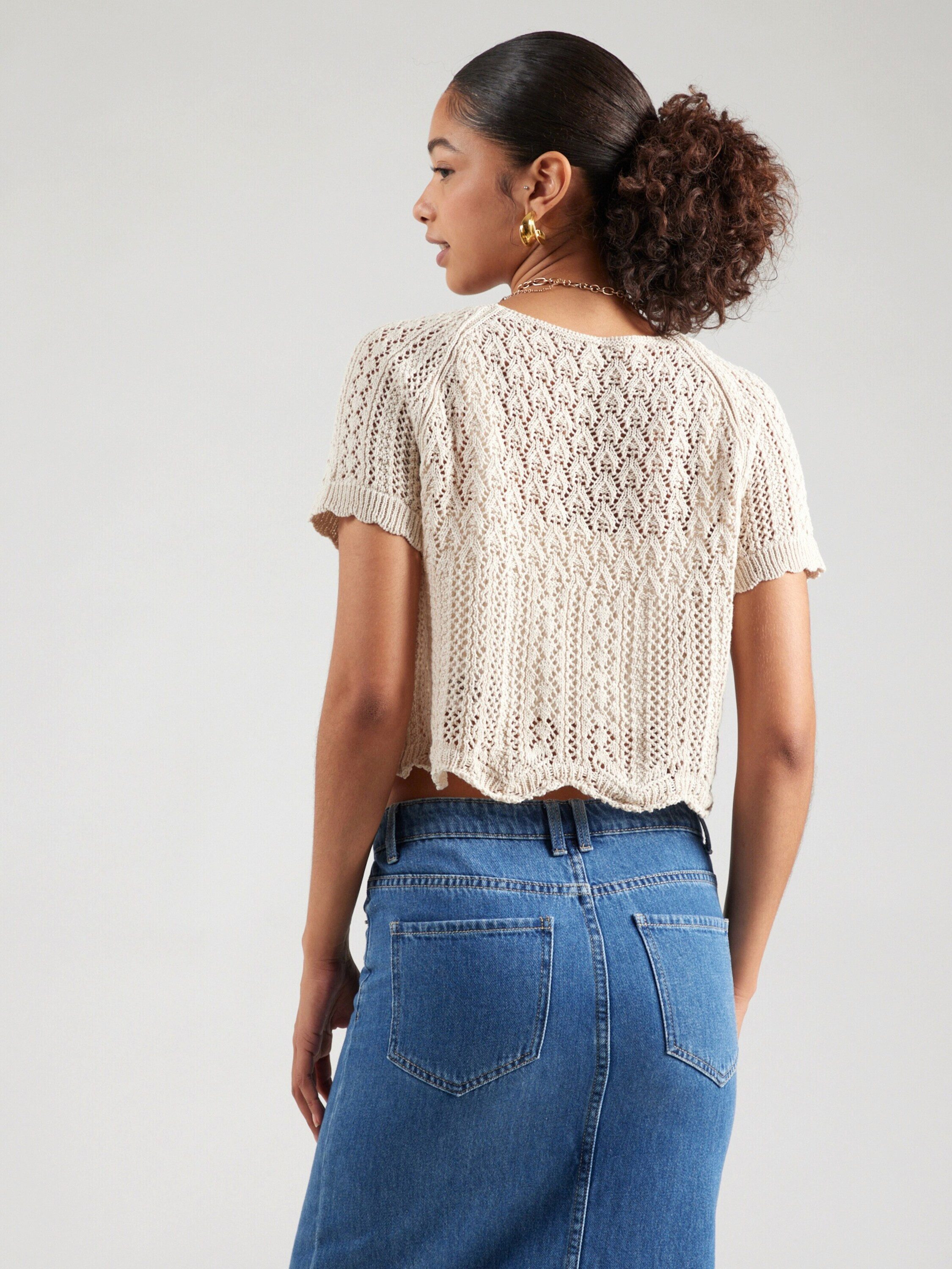 ONLY Strickpullover ONLNola (1-tlg) Lochmuster