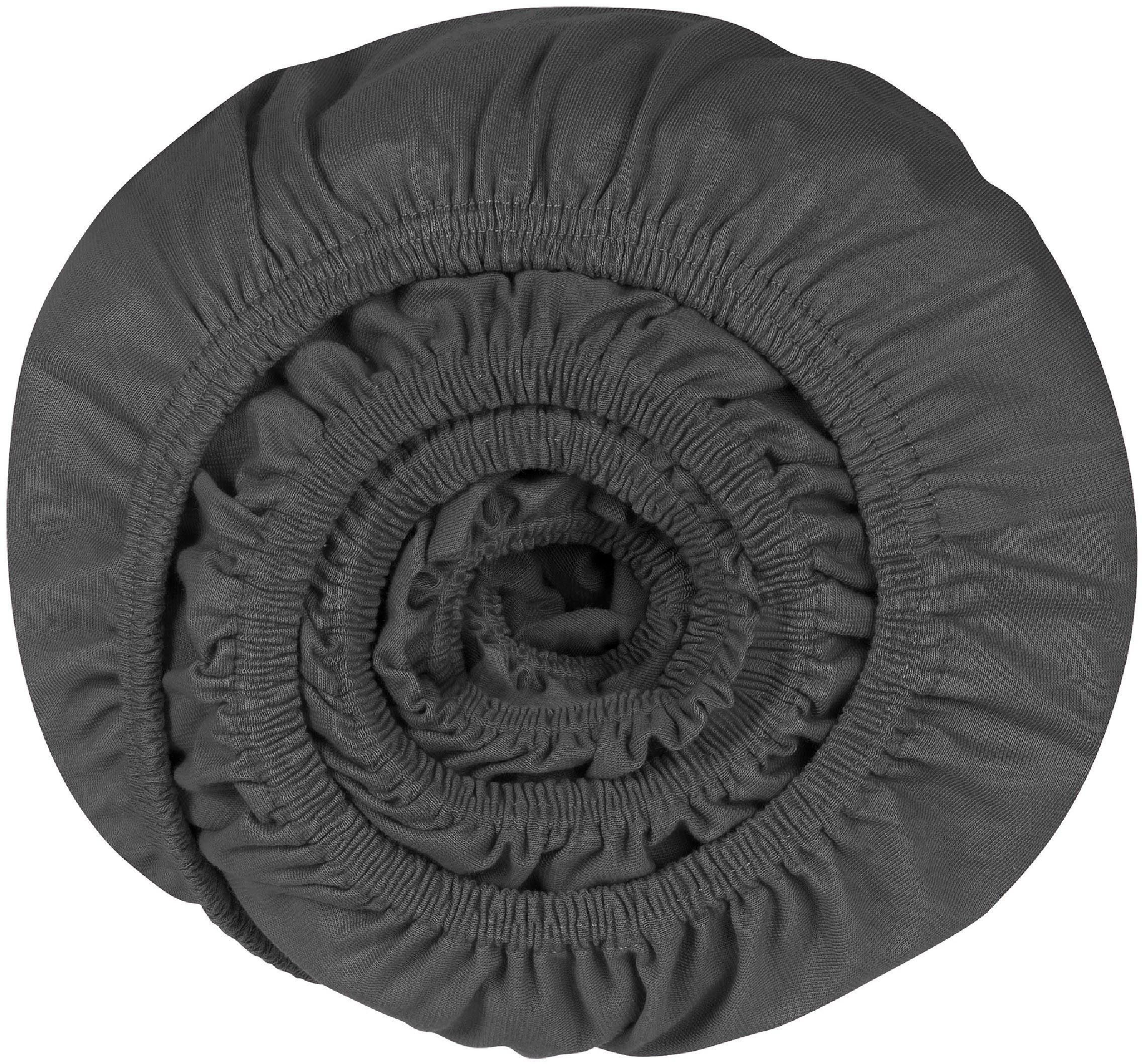 Schiesser Spannbettlaken Jessi aus 100% Baumwolle, Jersey, Gummizug: rundum, (1 Stück), für Matratzen bis zu 22 cm Höhe, MADE IN GREEN by OEKO-TEX®