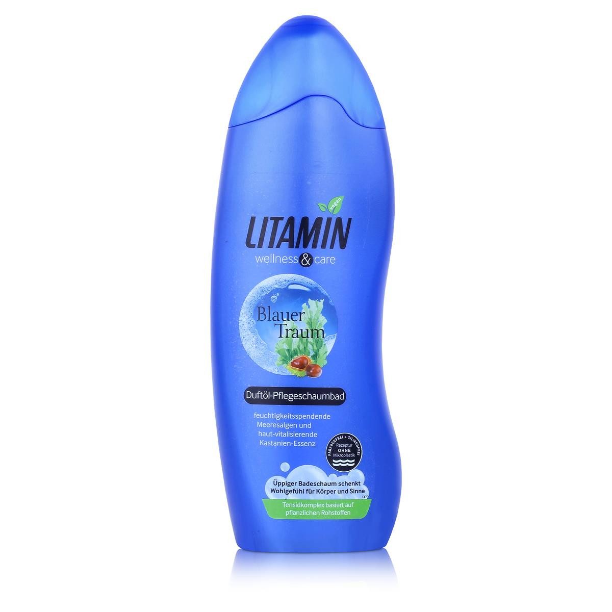LITAMIN Badeschaum LITAMIN Duftöl-Pflegeschaumbad Blauer Traum 750ml Wellnes & Care (1er