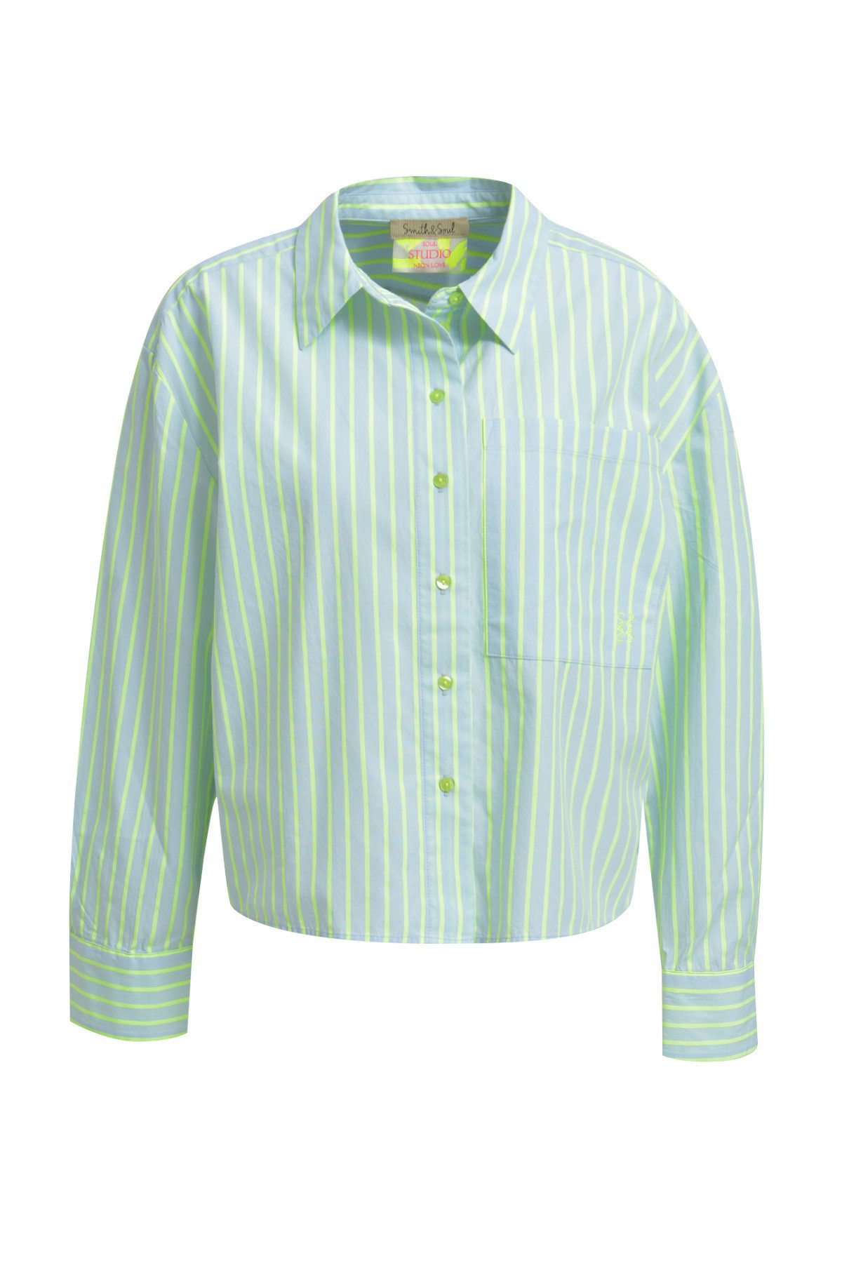 Smith & Soul Langarmbluse mit Brusttasche günstig online kaufen