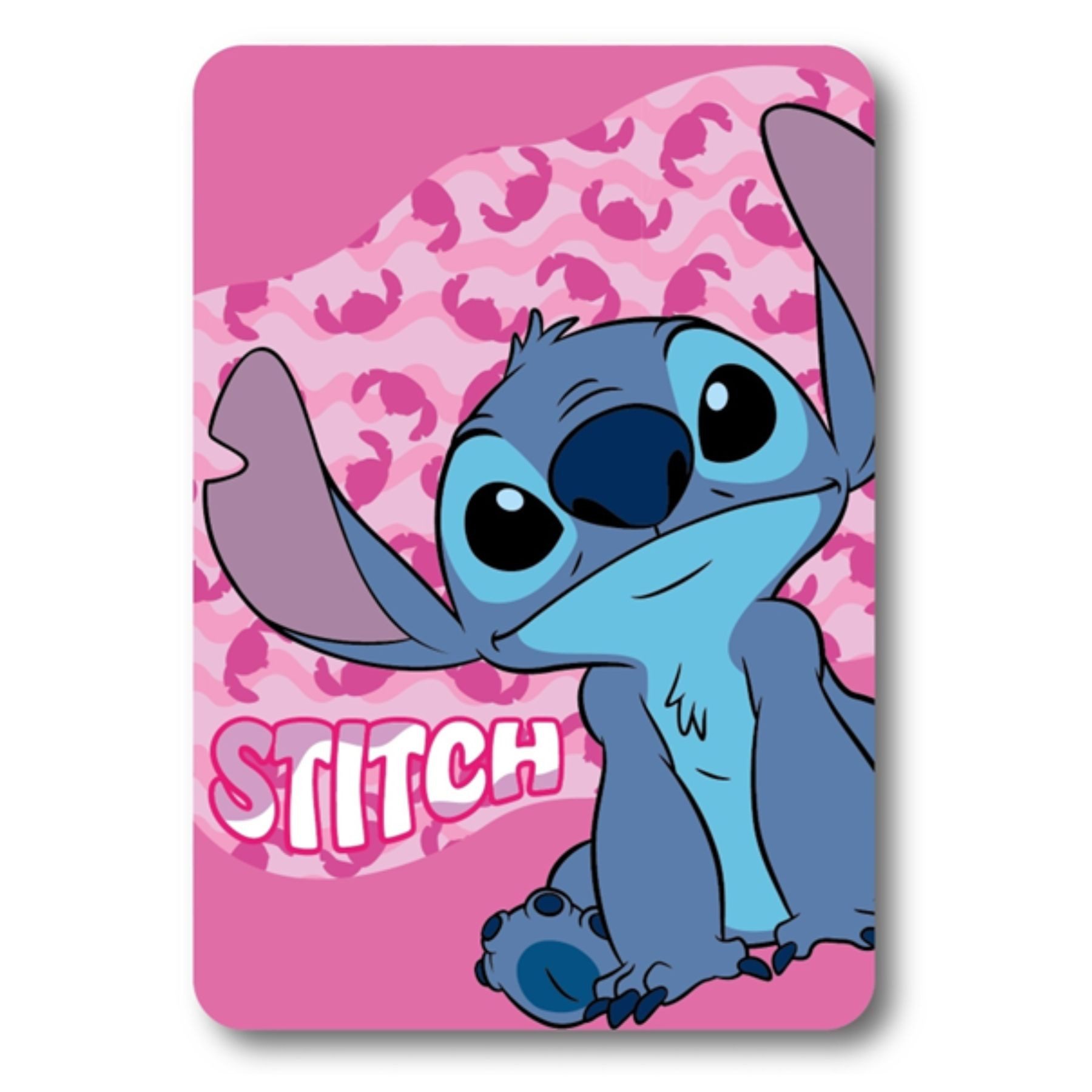 Wohndecke Disney Stitch Fleecedecke Kuscheldecke 100x140 Kinder Decke weich warm, Textiel Trade B.V.