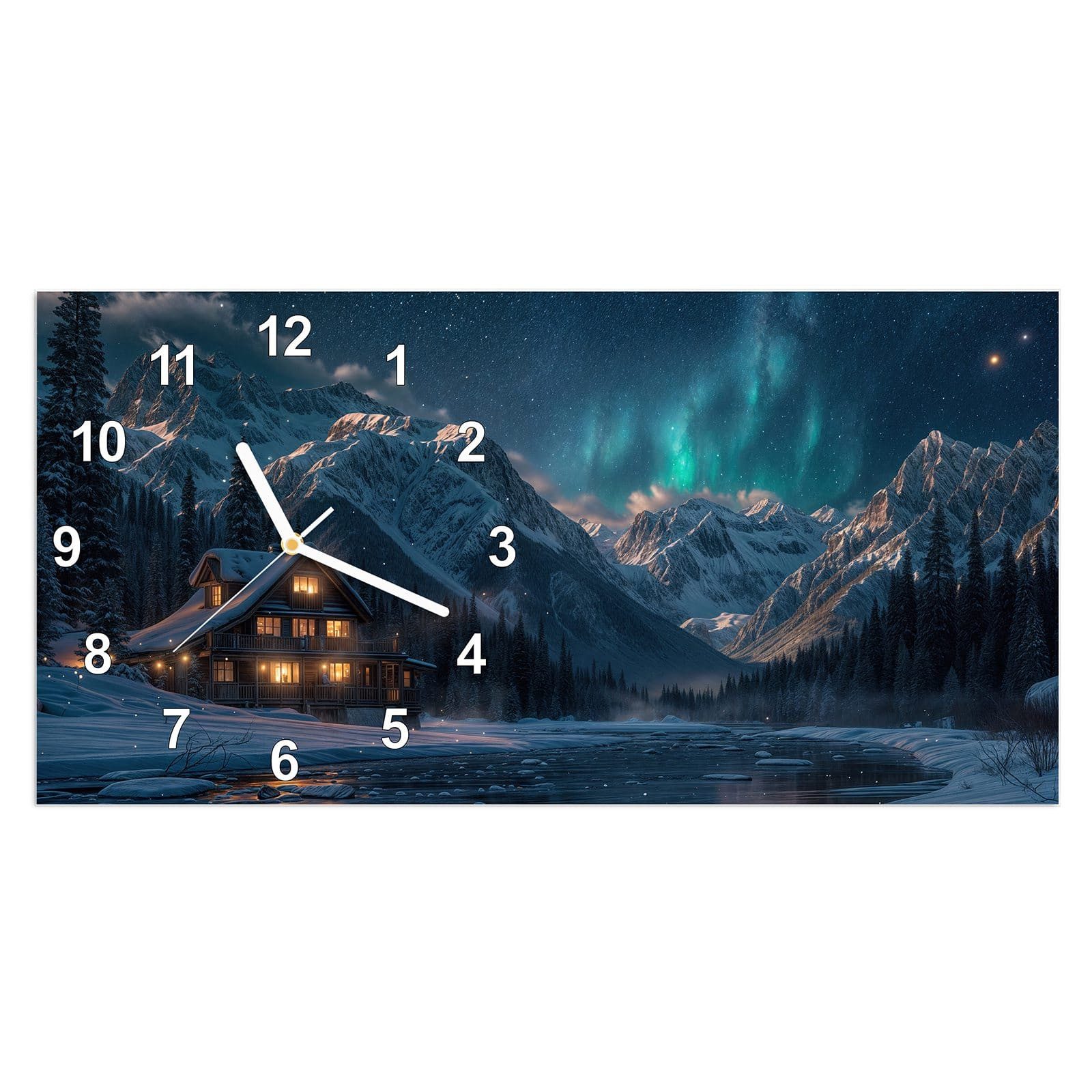 Primedeco Wanduhr Glasuhr Wandkunst Größe 60 günstig online kaufen