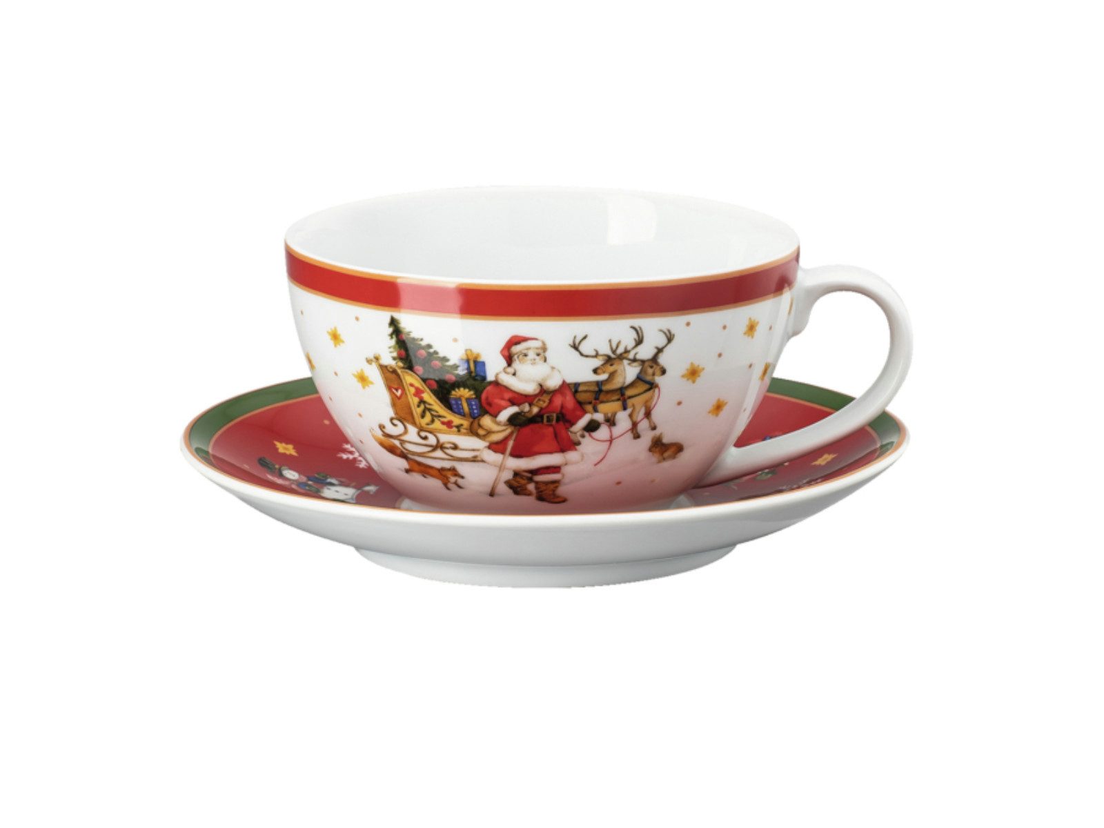 Hutschenreuther Tasse Happy Wintertime Jumbotasse 2tlg., Porzellan, Tassen