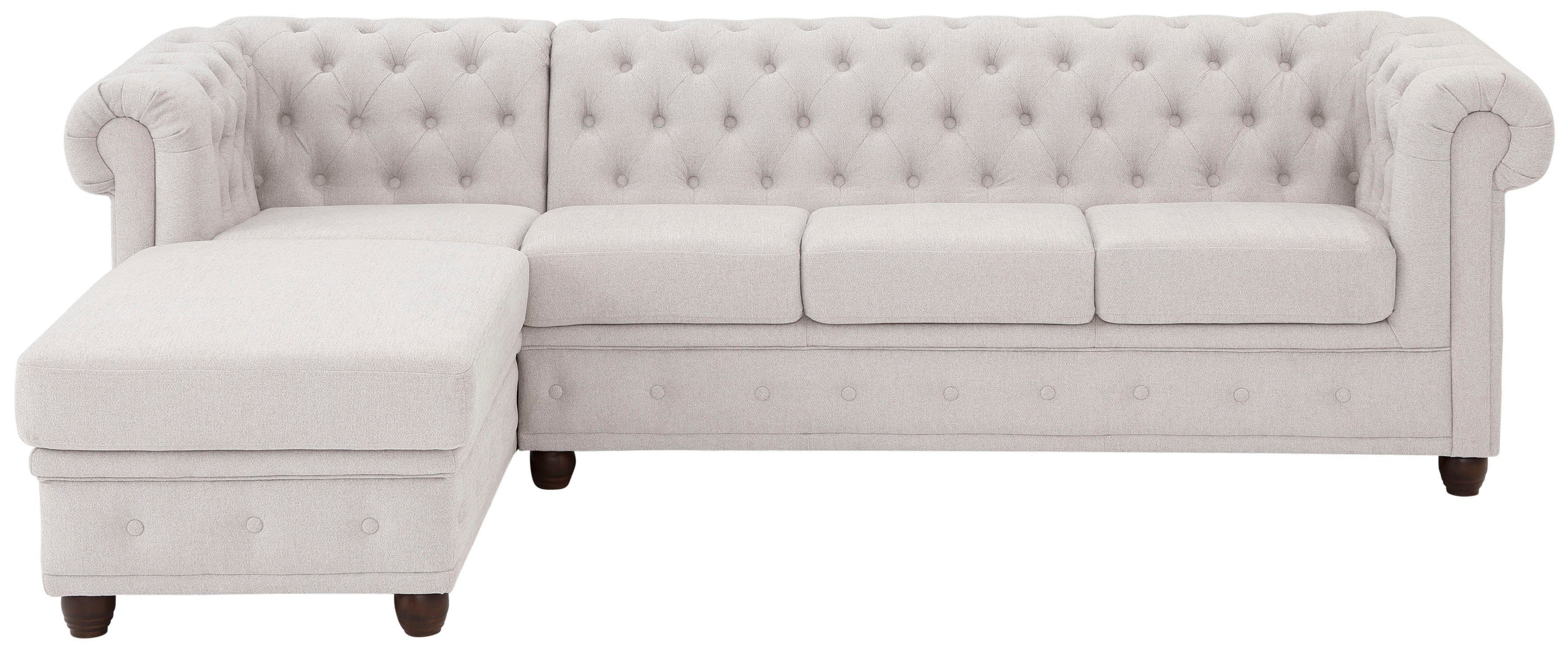 Home affaire Chesterfield-Sofa New Castle L-Form, günstig online kaufen