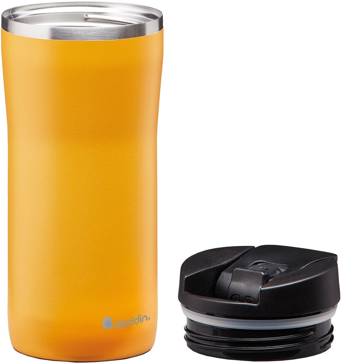 aladdin Coffee-to-go-Becher Barista Mocca, Edelstahl, Kunststoff, 2,5 Stunden heiß & 4,5 Stunden kalt, auslaufsicher, 350 ml