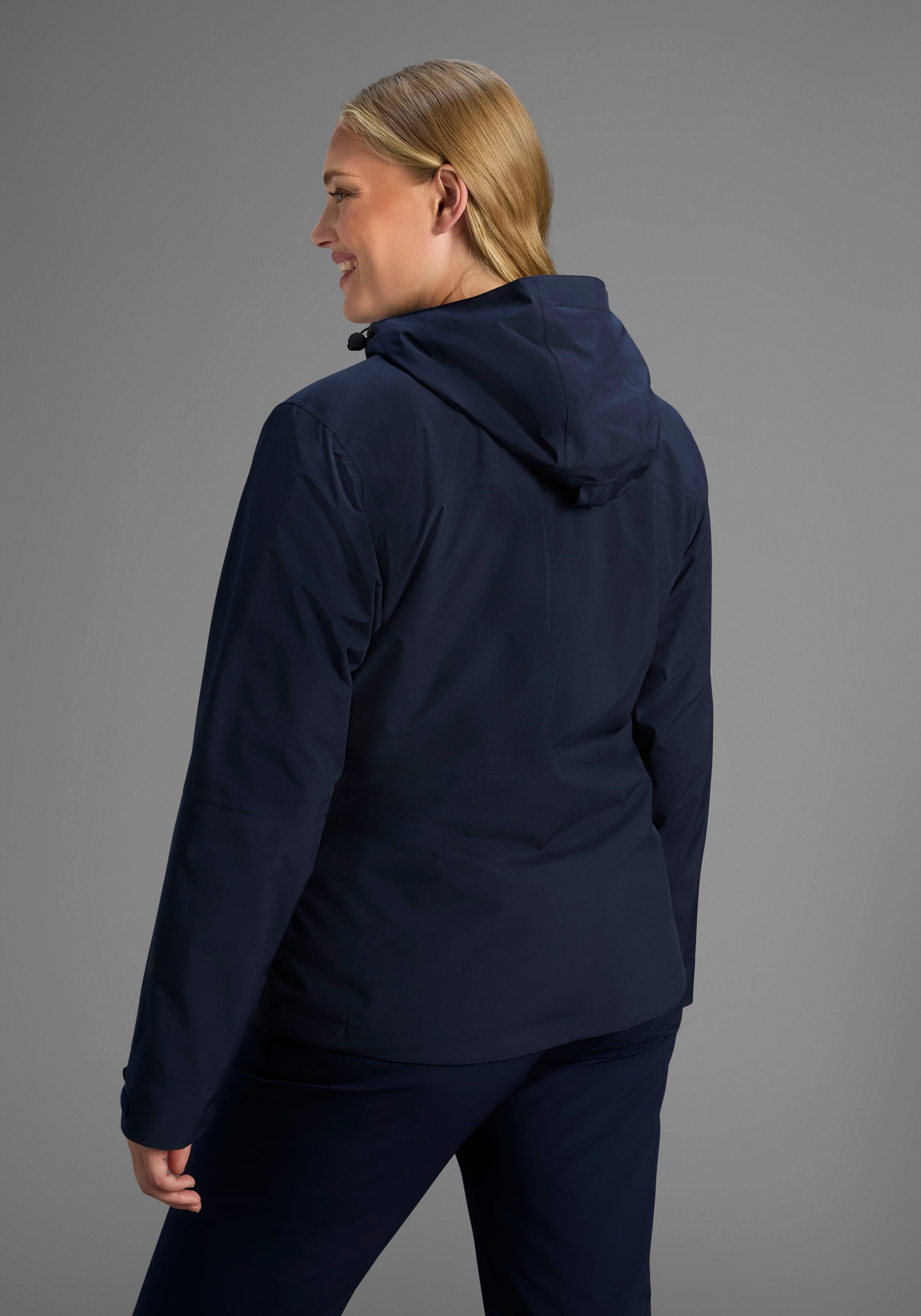 Maier Sports Doppeljacke DA-DOPPELJACKE MTEX EL. METOR 3IN1 W (2-St) Wasser- & Winddicht & Atmungsaktiv, Übergangsjacke