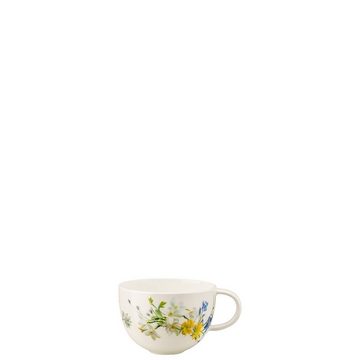 Rosenthal Kaffeeservice Brillance Fleurs des Alpes Set 6-tlg. mit Kombitassen und Coupteller (6-tlg), 2 Personen, Fine China-Porzellan, Bone China