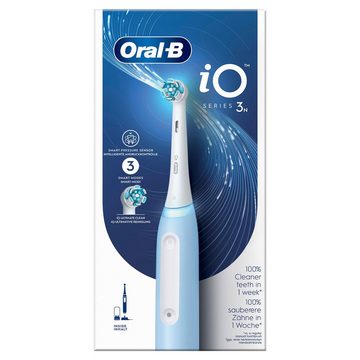 Oral-B Elektrische Zahnbürste iO 3, Mikrovibrationen, Intelligente Andruckkontrolle