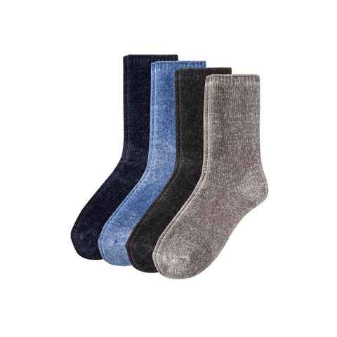 Camano Socken Cuddly (4-Paar) in schlichten Designs