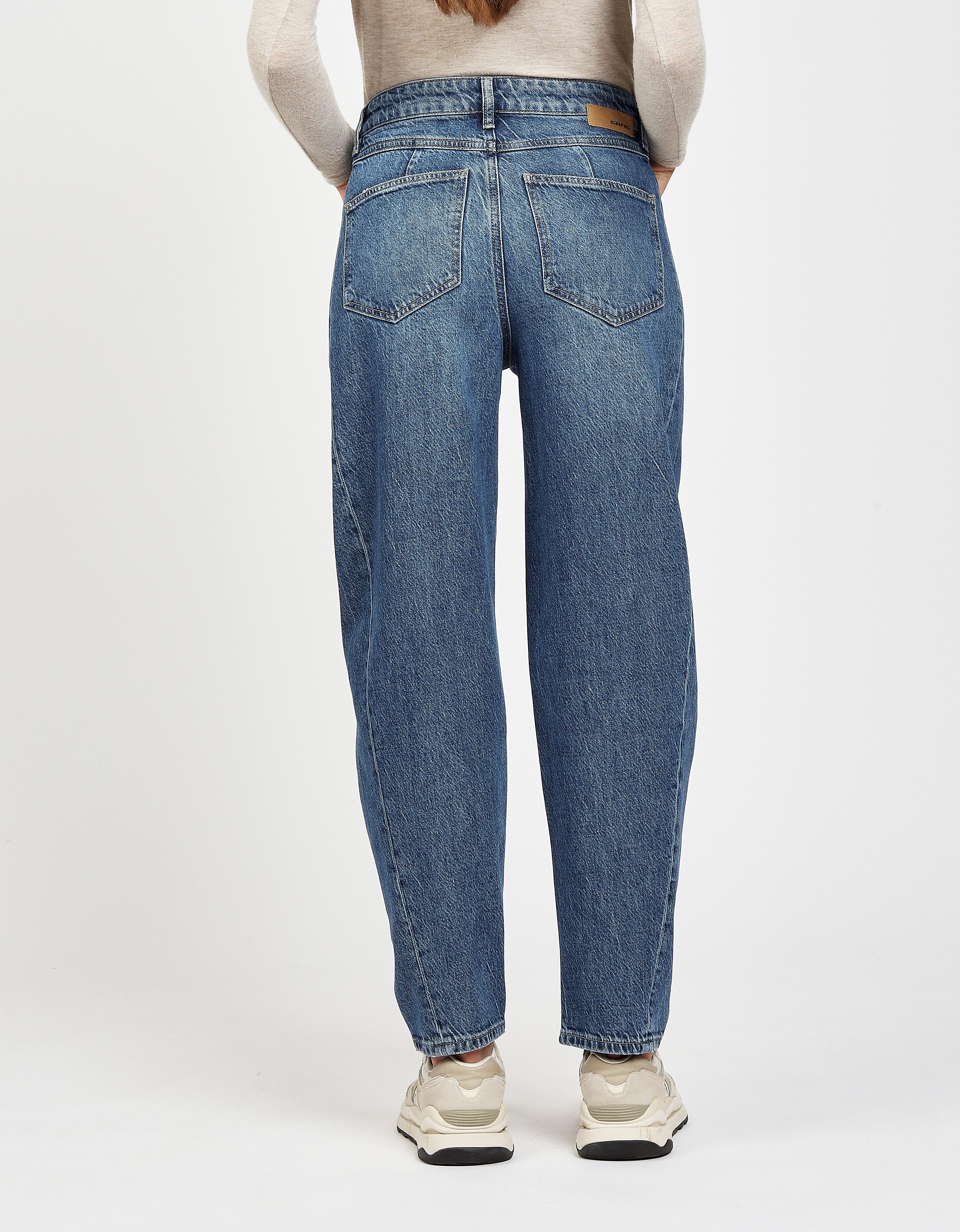 GANG 5-Pocket-Jeans 94BLAKE mit eingesetztem Seitenstreifen, cropped günstig online kaufen
