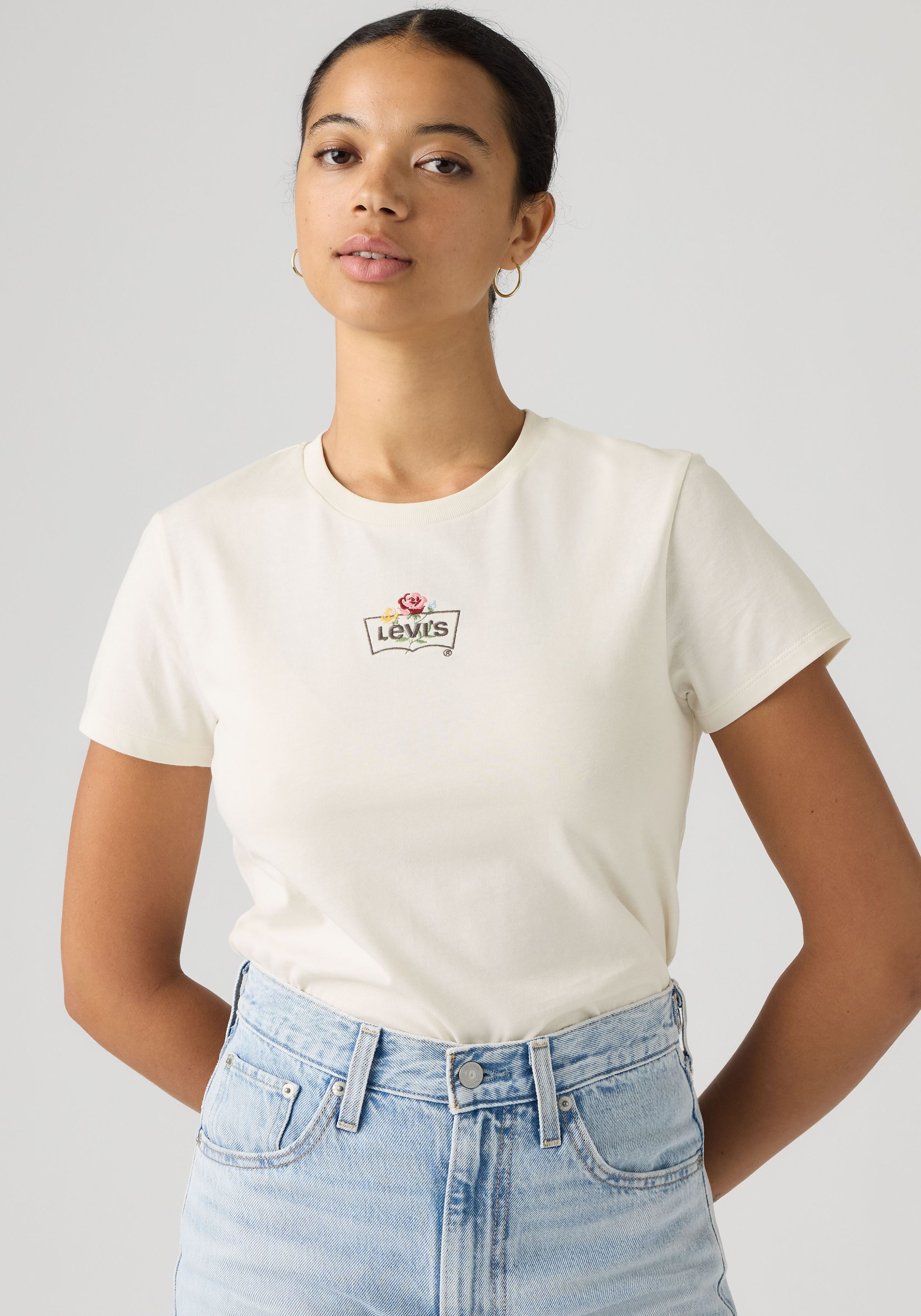 Levi's® T-Shirt THE PERFECT TEE mit Batwing-Logoprint