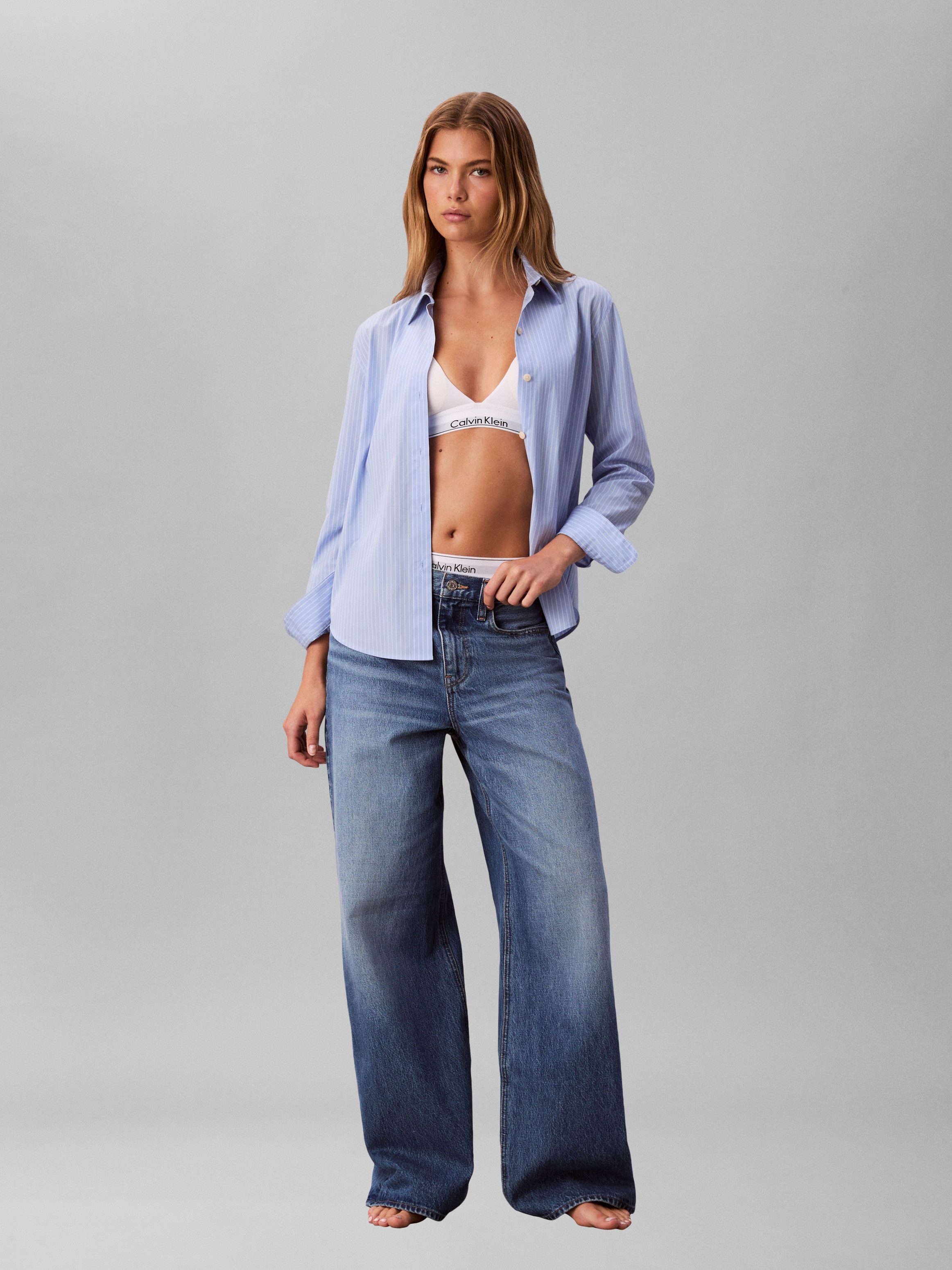 Calvin Klein Jeans Weite Jeans Wide-leg-Passform günstig online kaufen