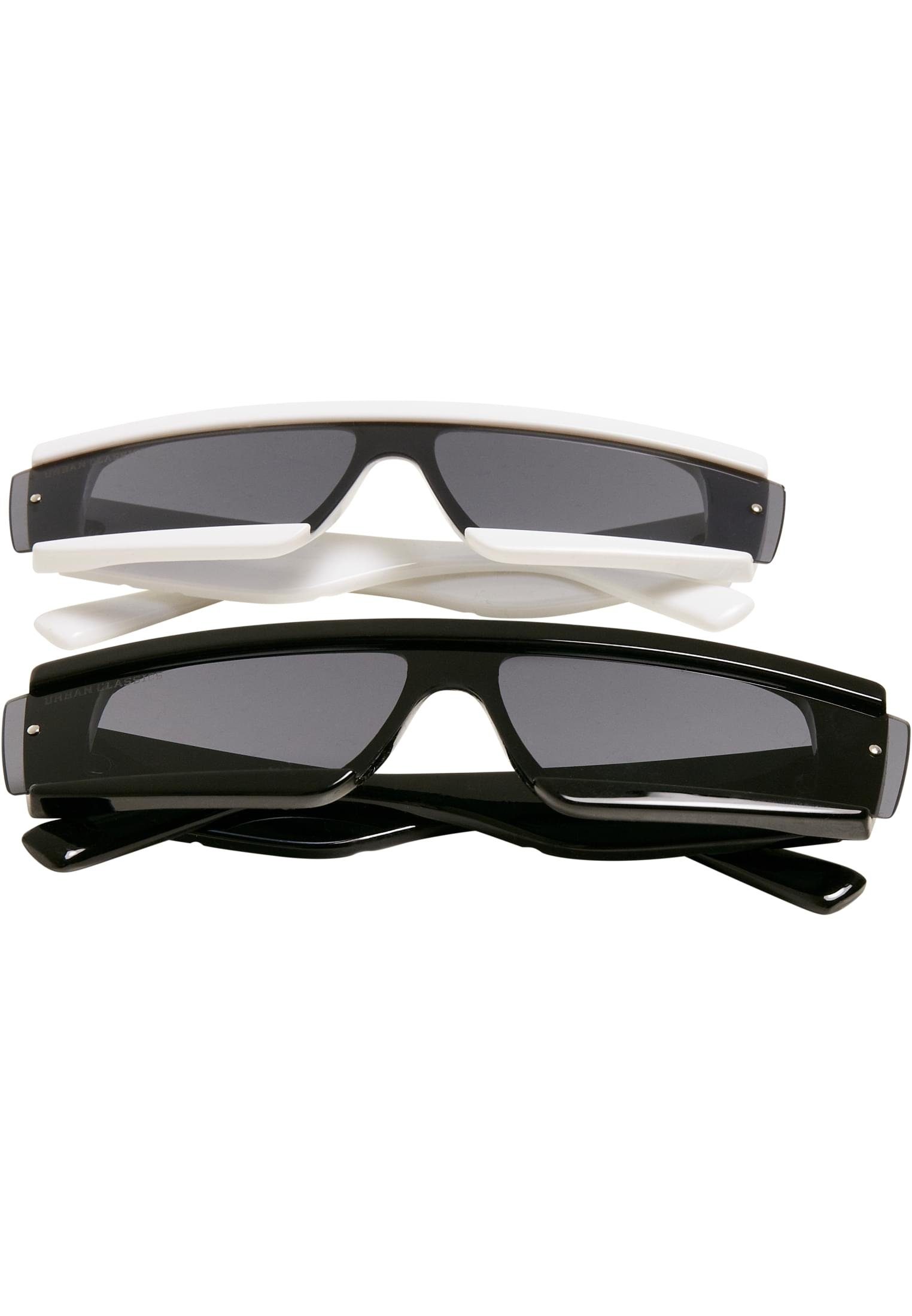 URBAN CLASSICS Sonnenbrille Unisex Sunglasses Alabama 2-Pack black/white
