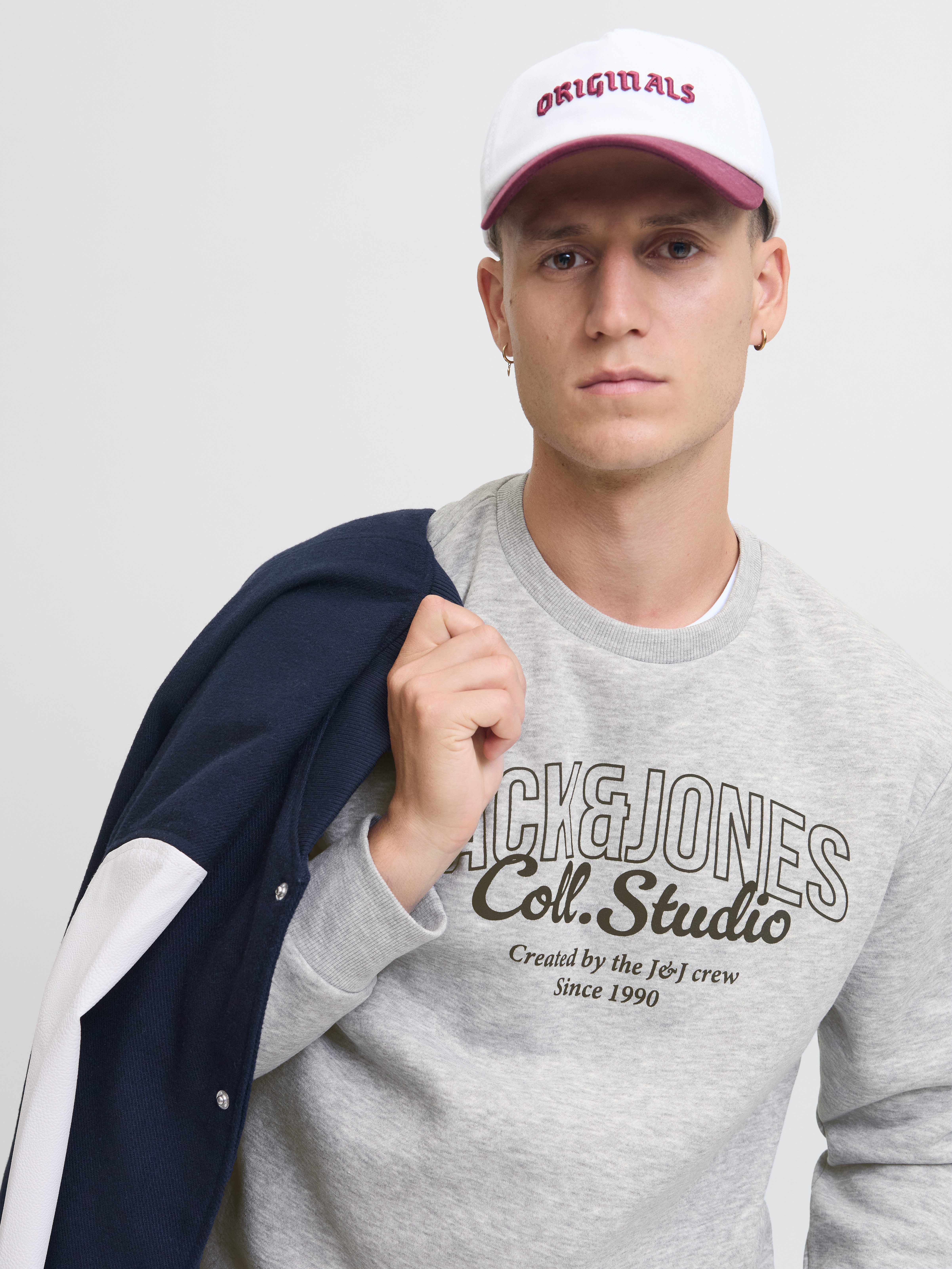 Jack & Jones Sweatshirt JJMAKOTO SWEAT CREW NECK