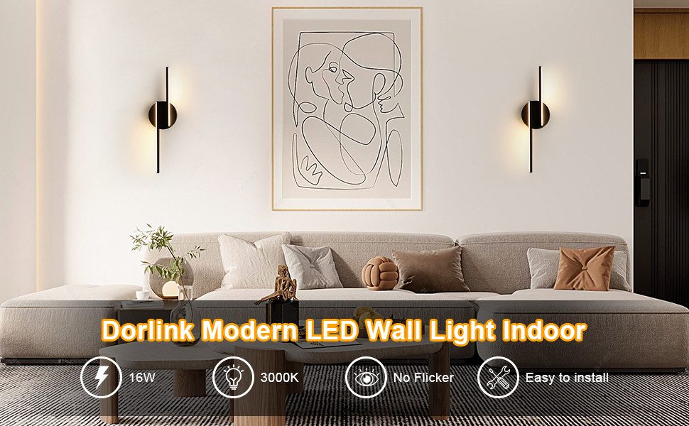 Goeco LED Wandleuchte LED Energiespar-Wandleuchte, I-förmiges günstig online kaufen