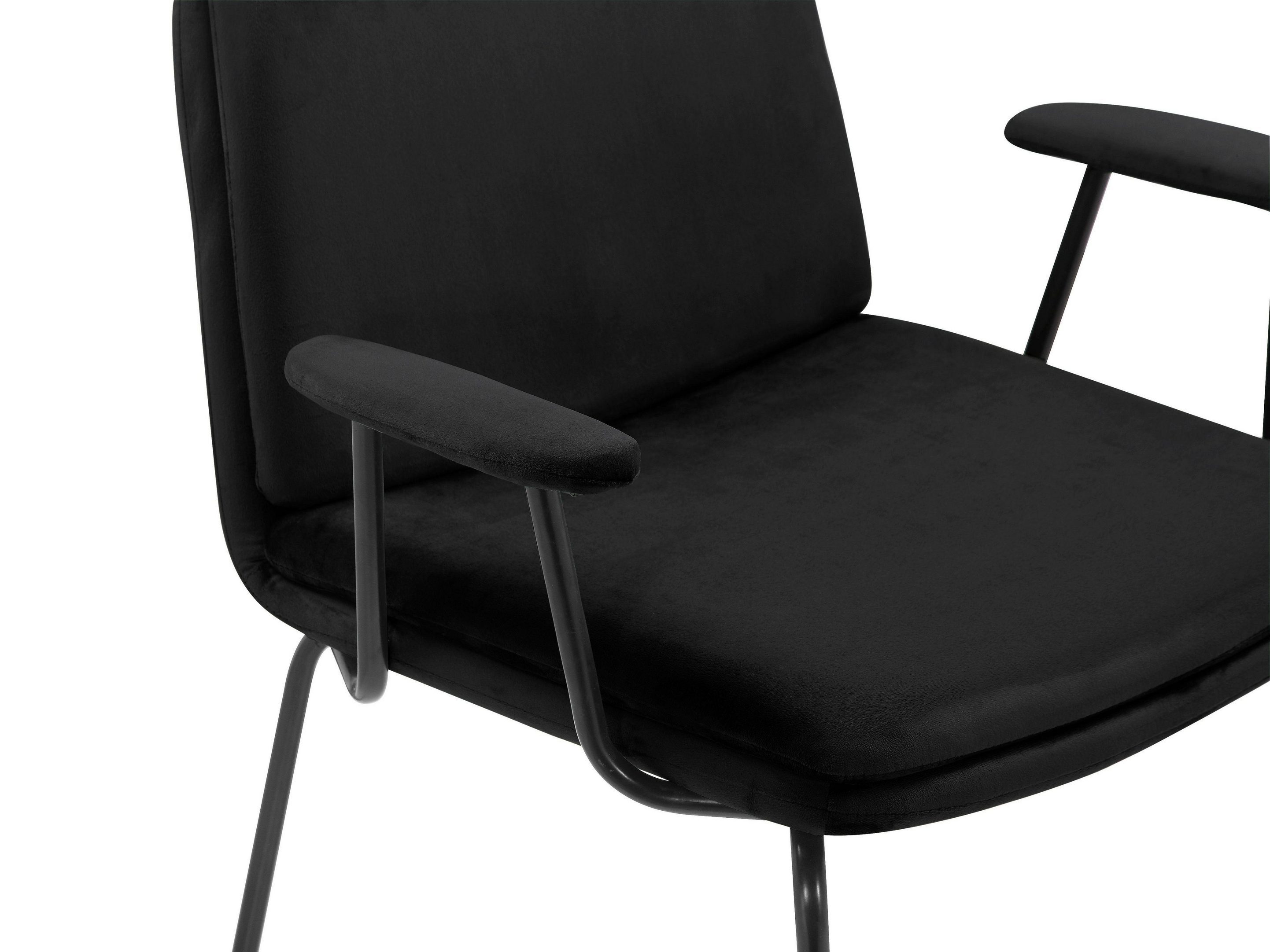 Heino loft24 schwarz Stuhl (2er-Set)