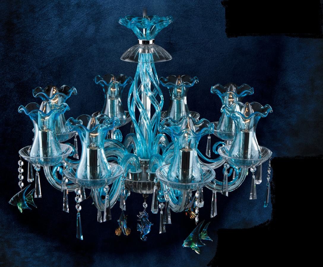 JVmoebel Люстри Luster Kristall Люстри Lampe Hängeleuchte Leuchte Bohemia, Warmweiß, Made in Europa