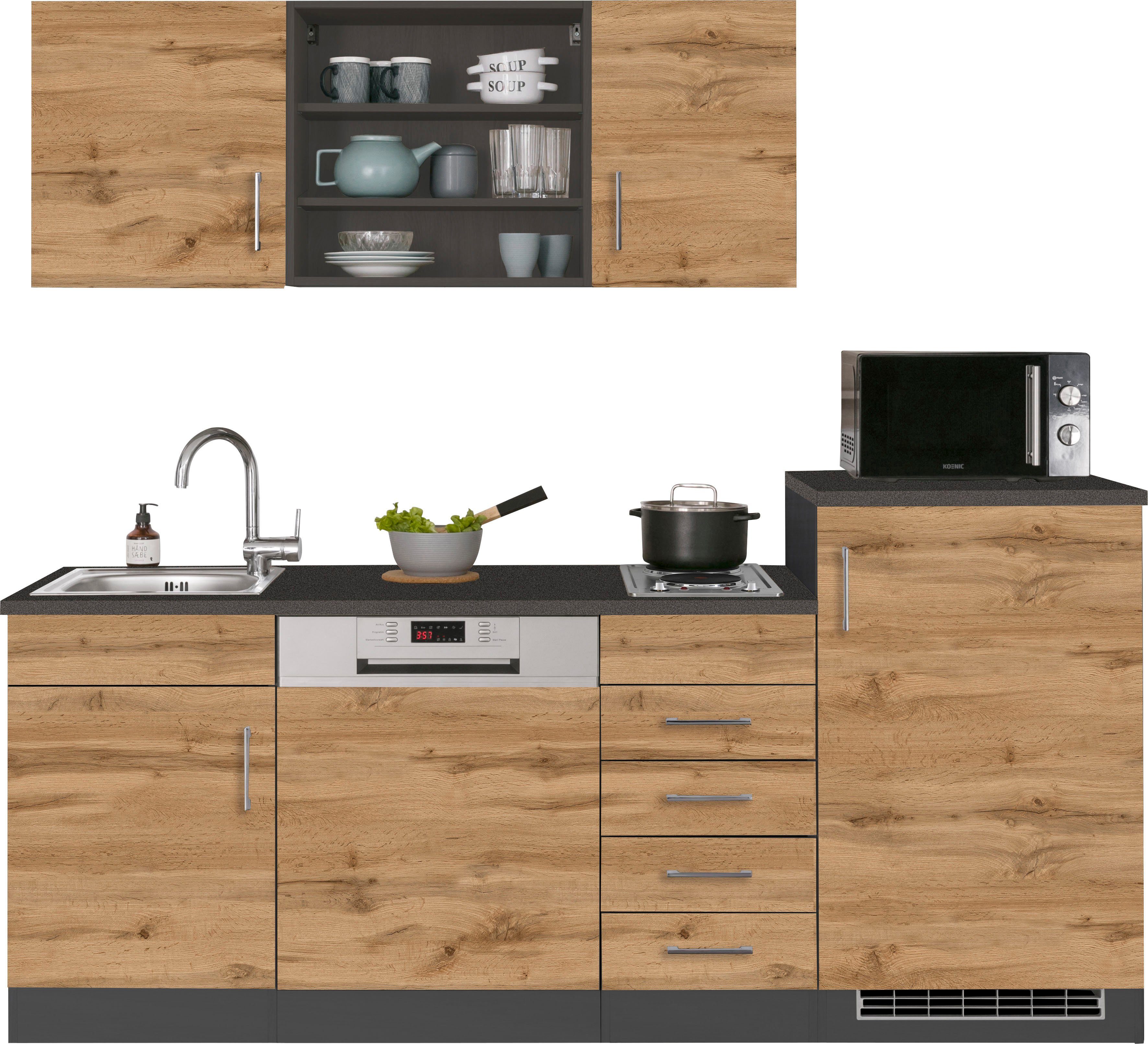 KOCHSTATION Küche KS-Mali, Breite 210 cm, günstig online kaufen