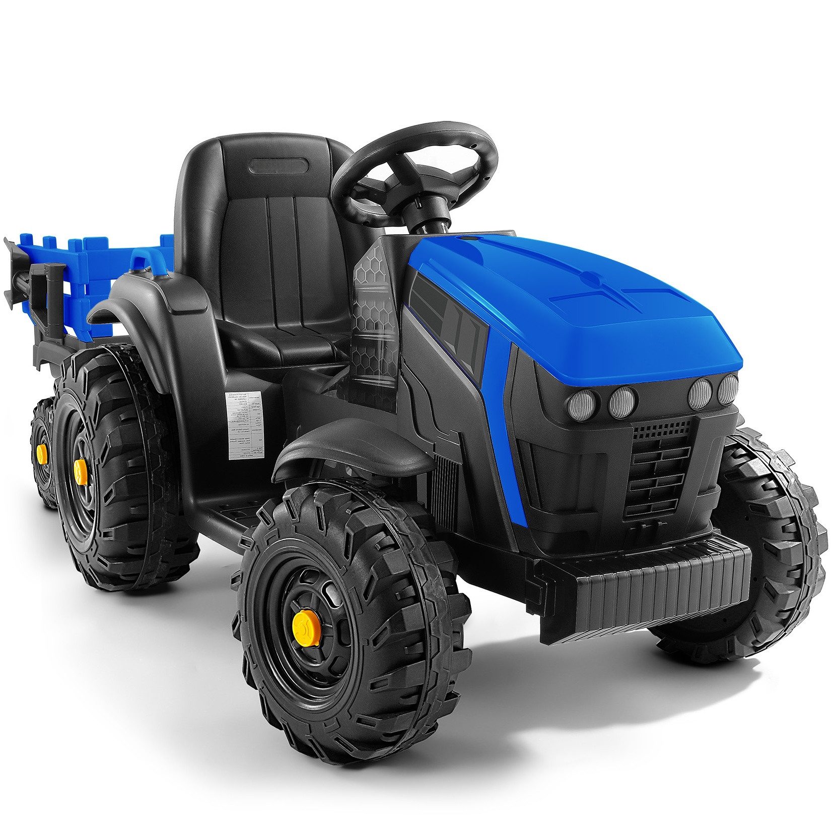 Elektro-Kindertraktor 24V 9AH Elektro Traktor mit Anhänger 400W Motor für Kinder, Kinderauto