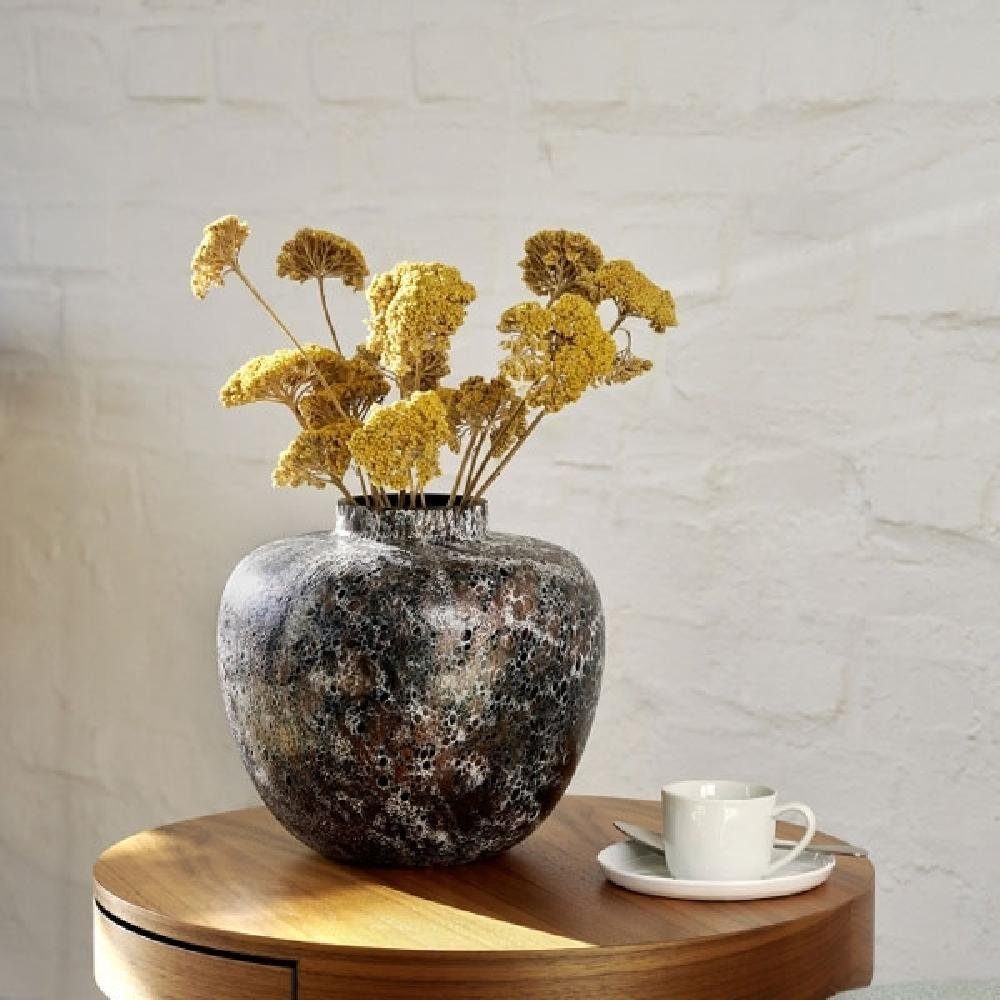 Lambert Dekovase Vase Paomo Weiß Schwarz Kupfer (21cm) günstig online kaufen