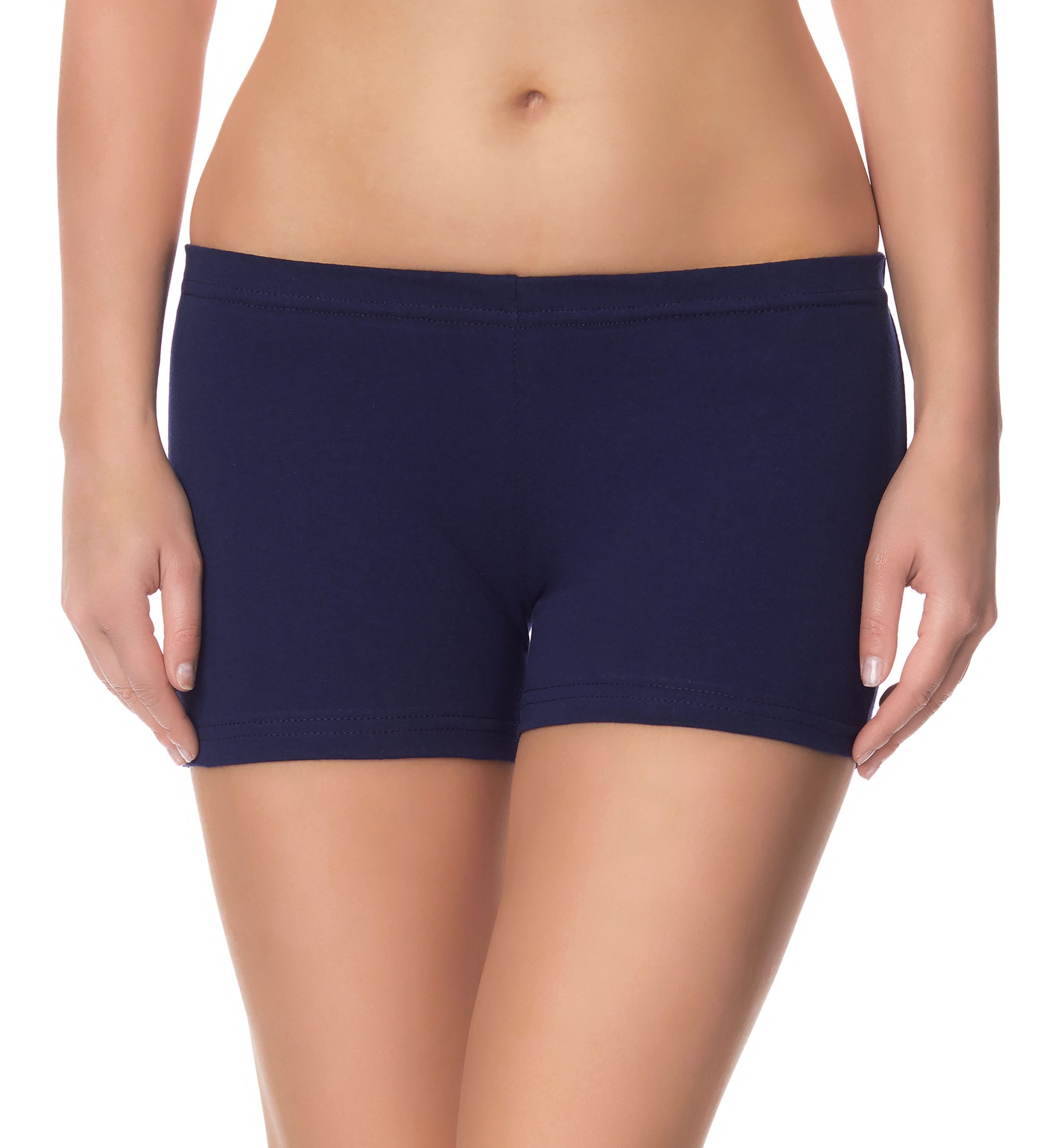 Ladeheid Leggings Damen Shorts Radlerhose Unterhose Hotpants kurze Hose Boxers LAMA05 (1-tlg) elastischer Bund