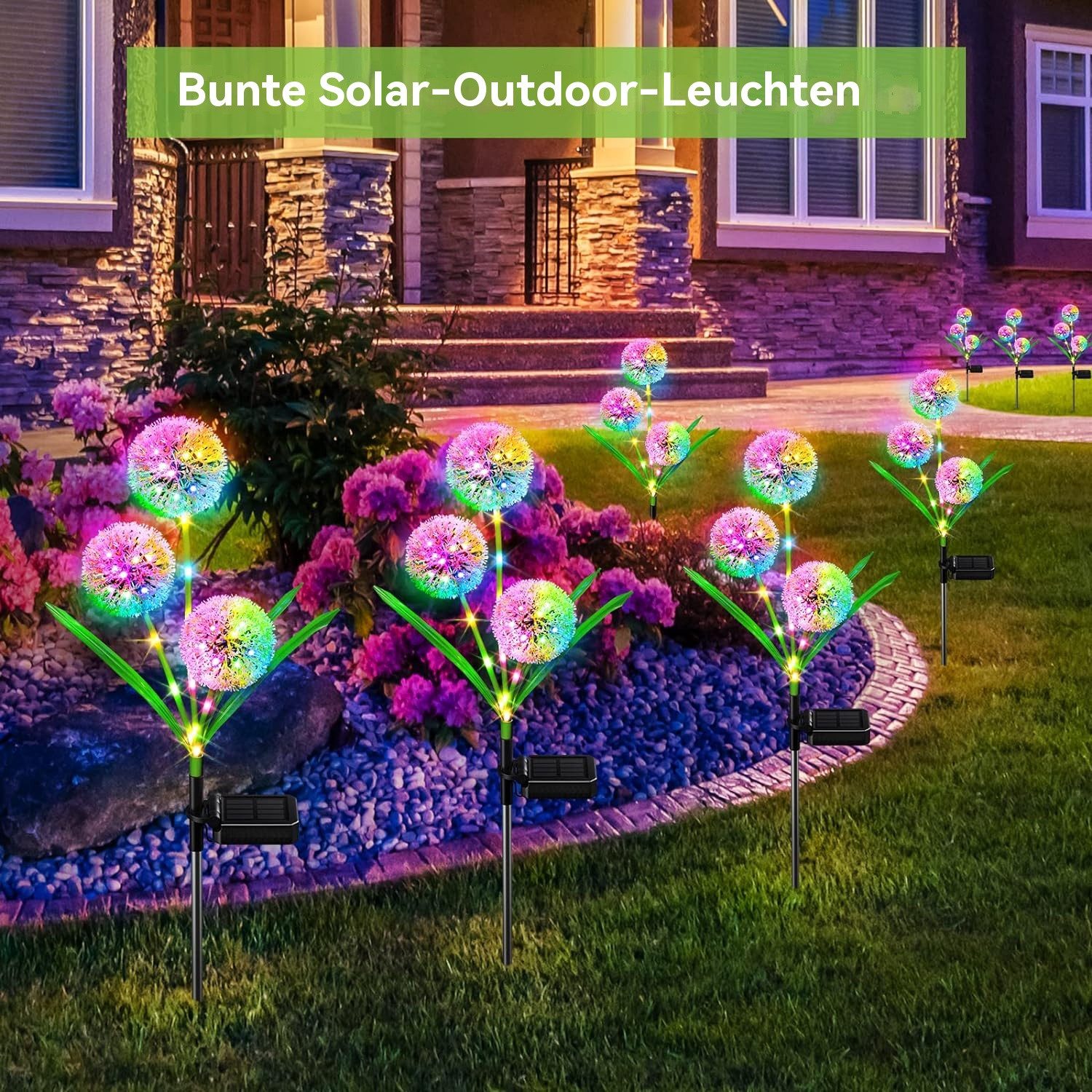 BlingBin LED Solarleuchte Solarleuchten Garten, LED günstig online kaufen