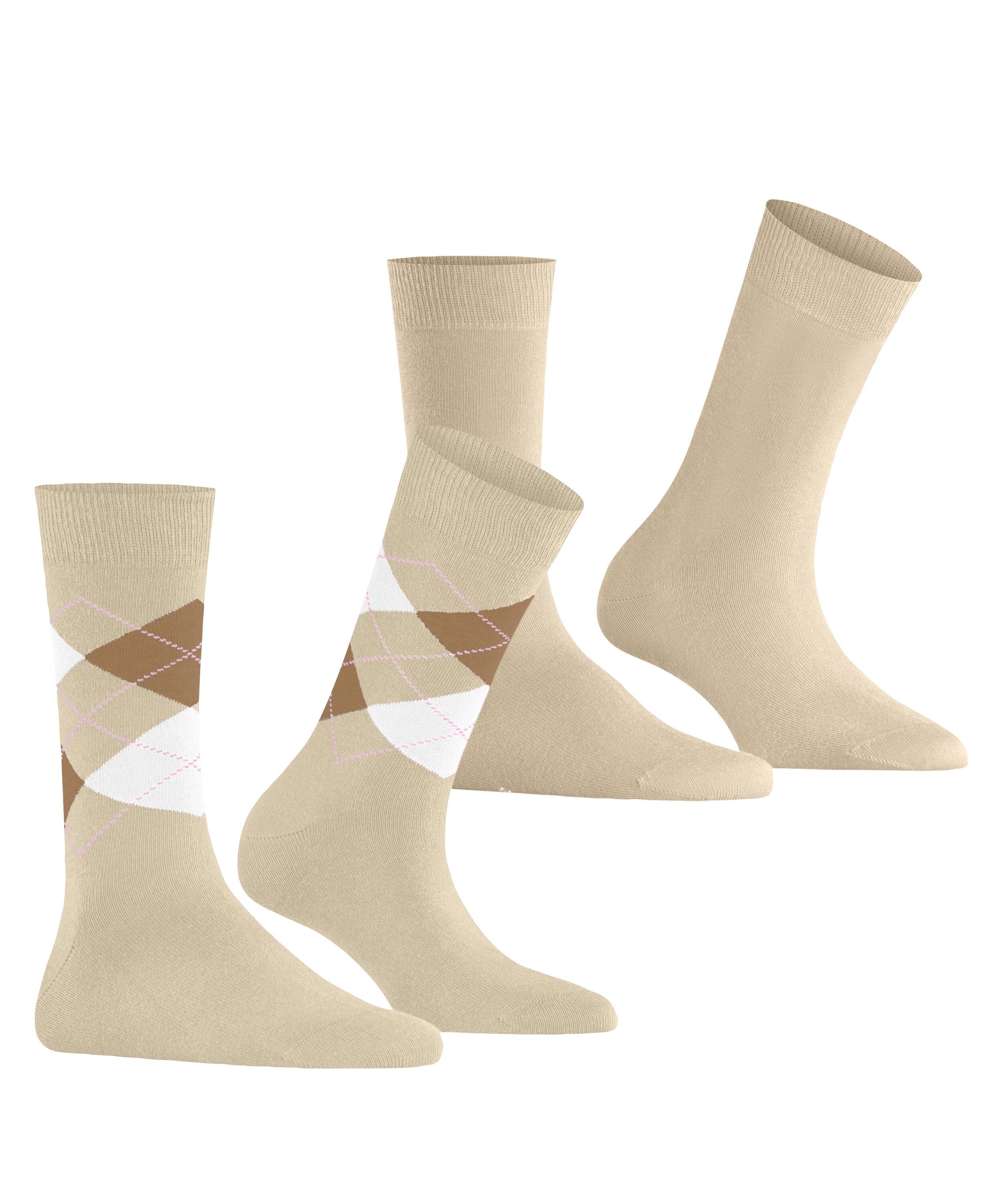 Burlington Socken Burlington Everyday Mix 2-Pack Damen (2-Paar) aus weicher gekämmter Baumwolle