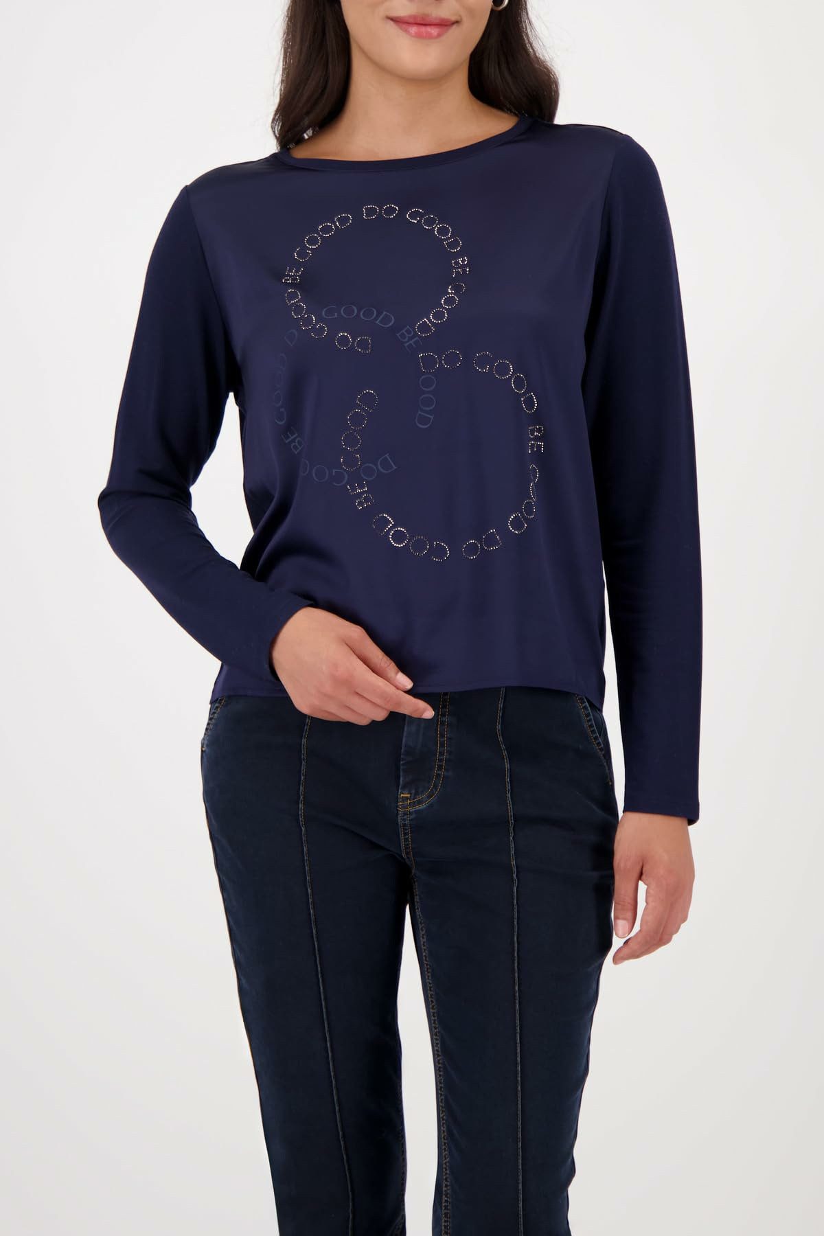 Monari Rundhalspullover Monari für Damen (1-tlg)