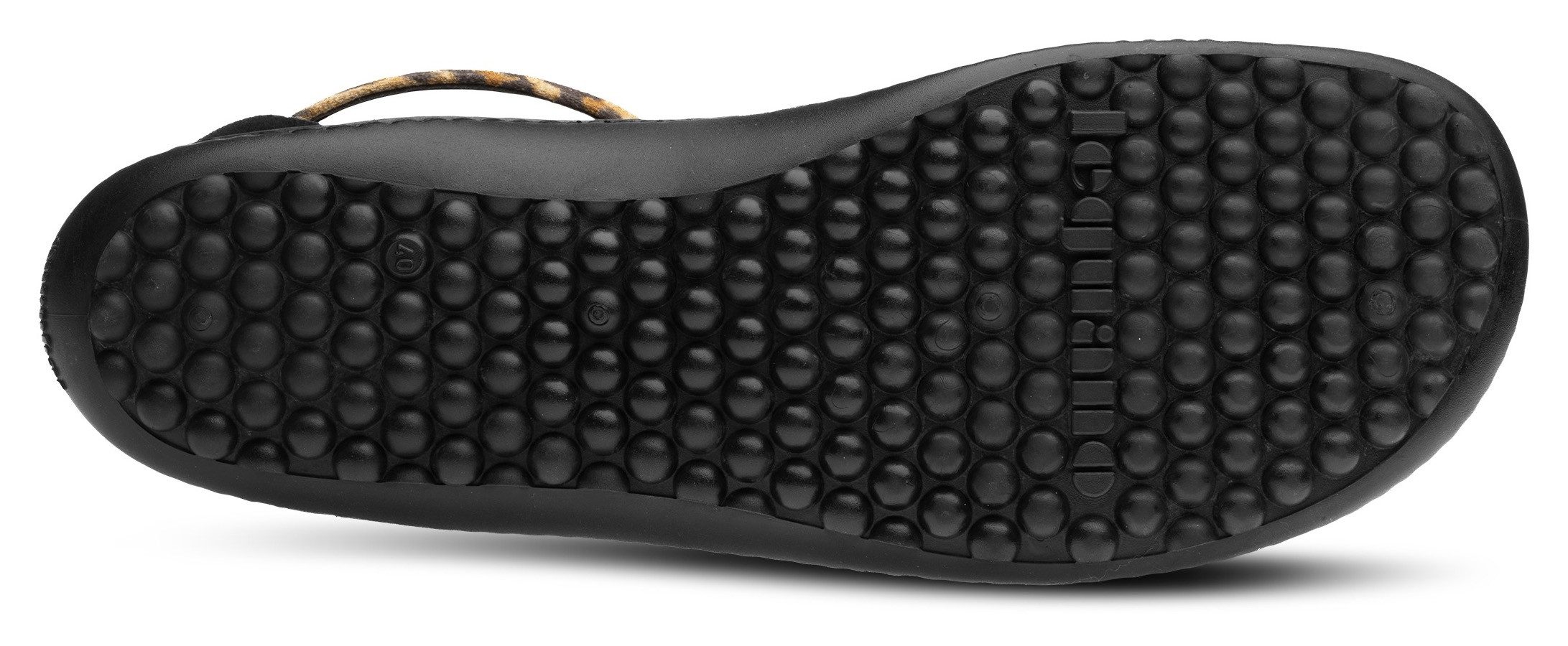 Leguano Barfußschuh Sommerschuh, Riemchensandale, Flats in angesagter Leo-Optik