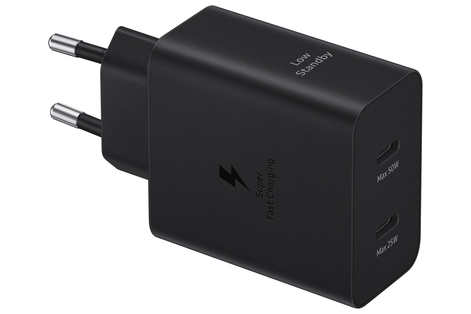 USB-C Duo Schnelllader T5020 50W mit 5A USB-C zu USB-C Kabel Schnelllade-Gerät