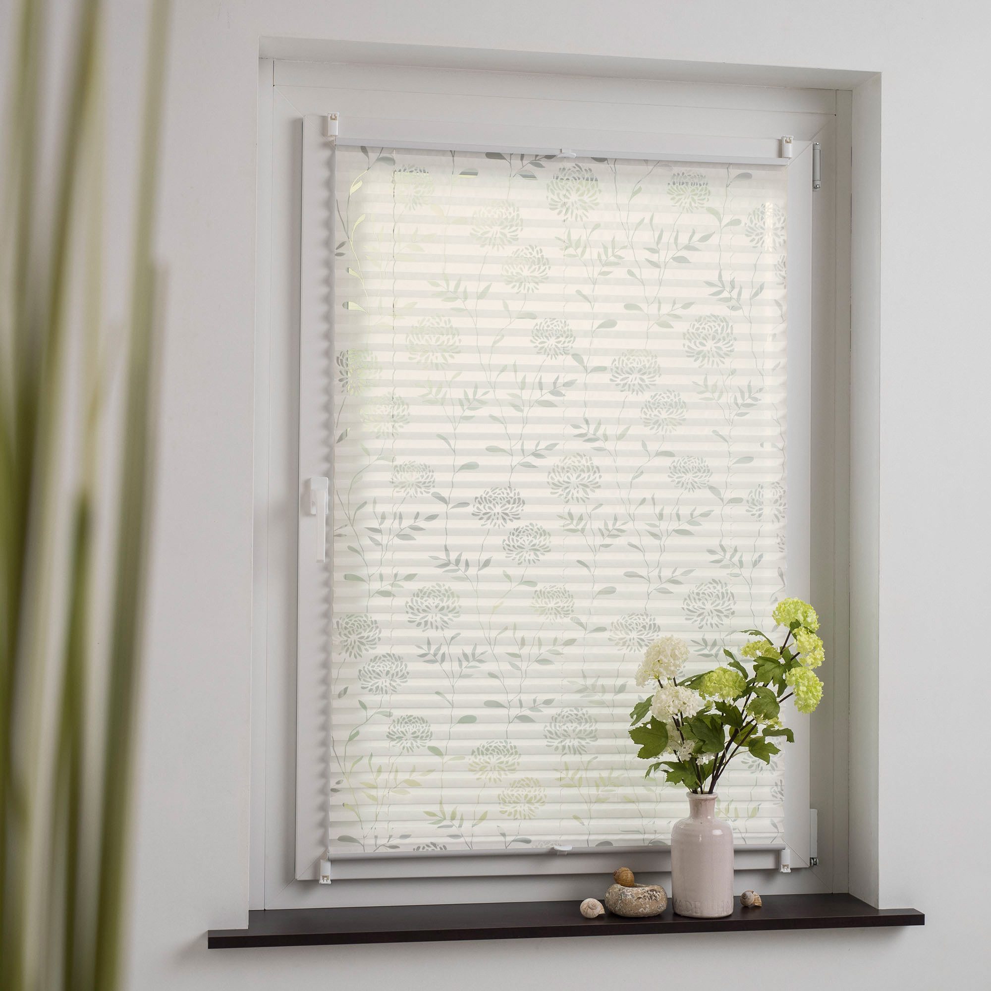 Liedeco Plissee Ausbrenner, Lichtschutz, ohne Bohren, verspannt, Klemmfix, günstig online kaufen