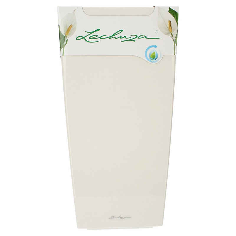 Lechuza® Pflanzkübel Cubico 30 - weiß hochglanz Komplettset (1 St)