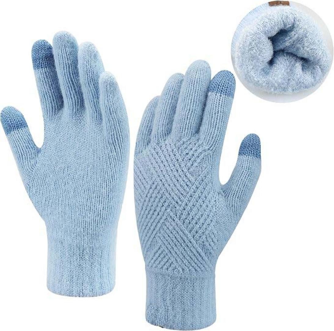 Bextsrack Strickhandschuhe Handschuhe Winterhandschuhe Rippstrick Strickhandschuhe Damen Herren