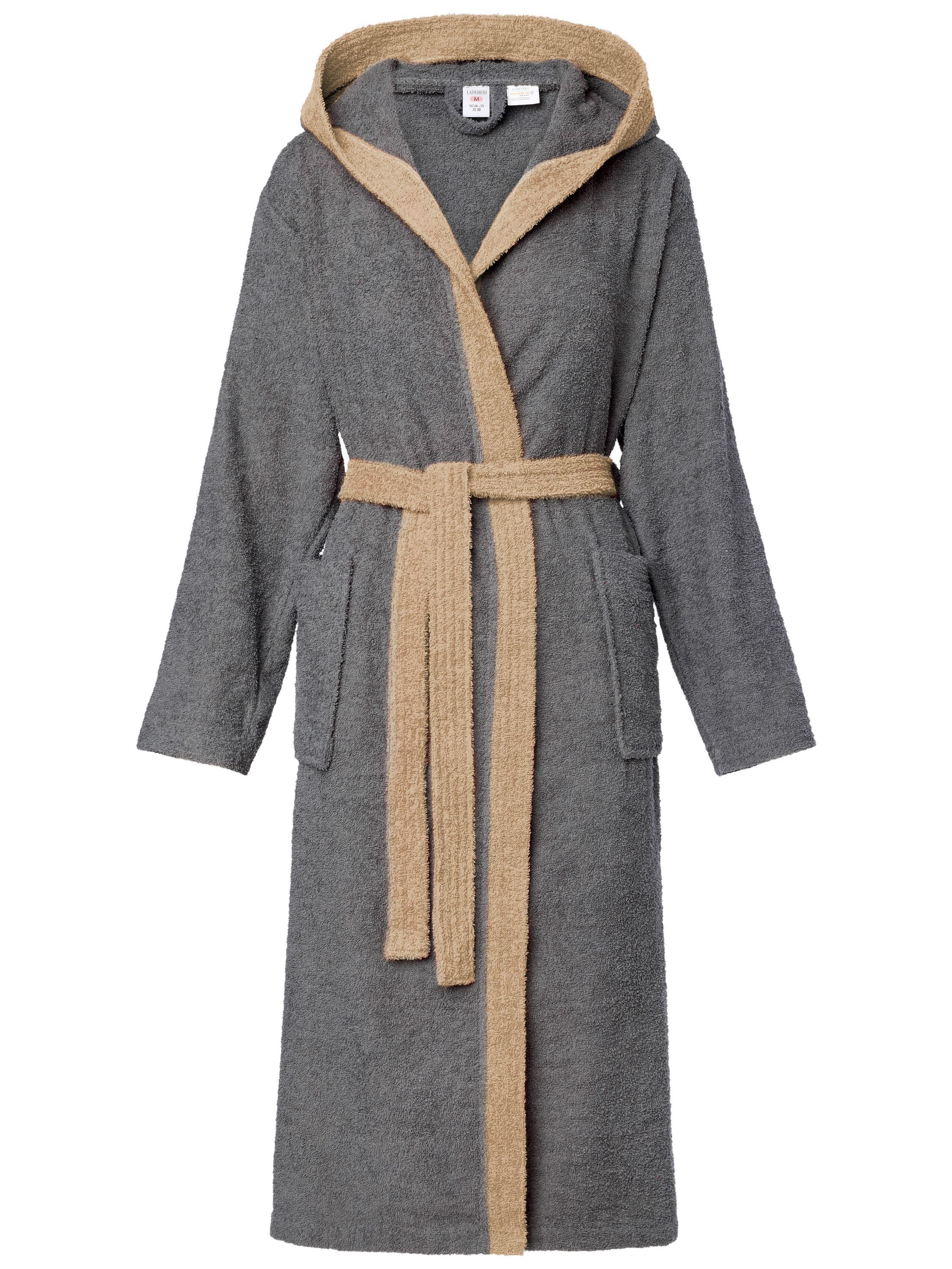 Ladeheid Bademantel Damen Frottee Bademantel aus 100% Baumwolle LA40-191, L günstig online kaufen