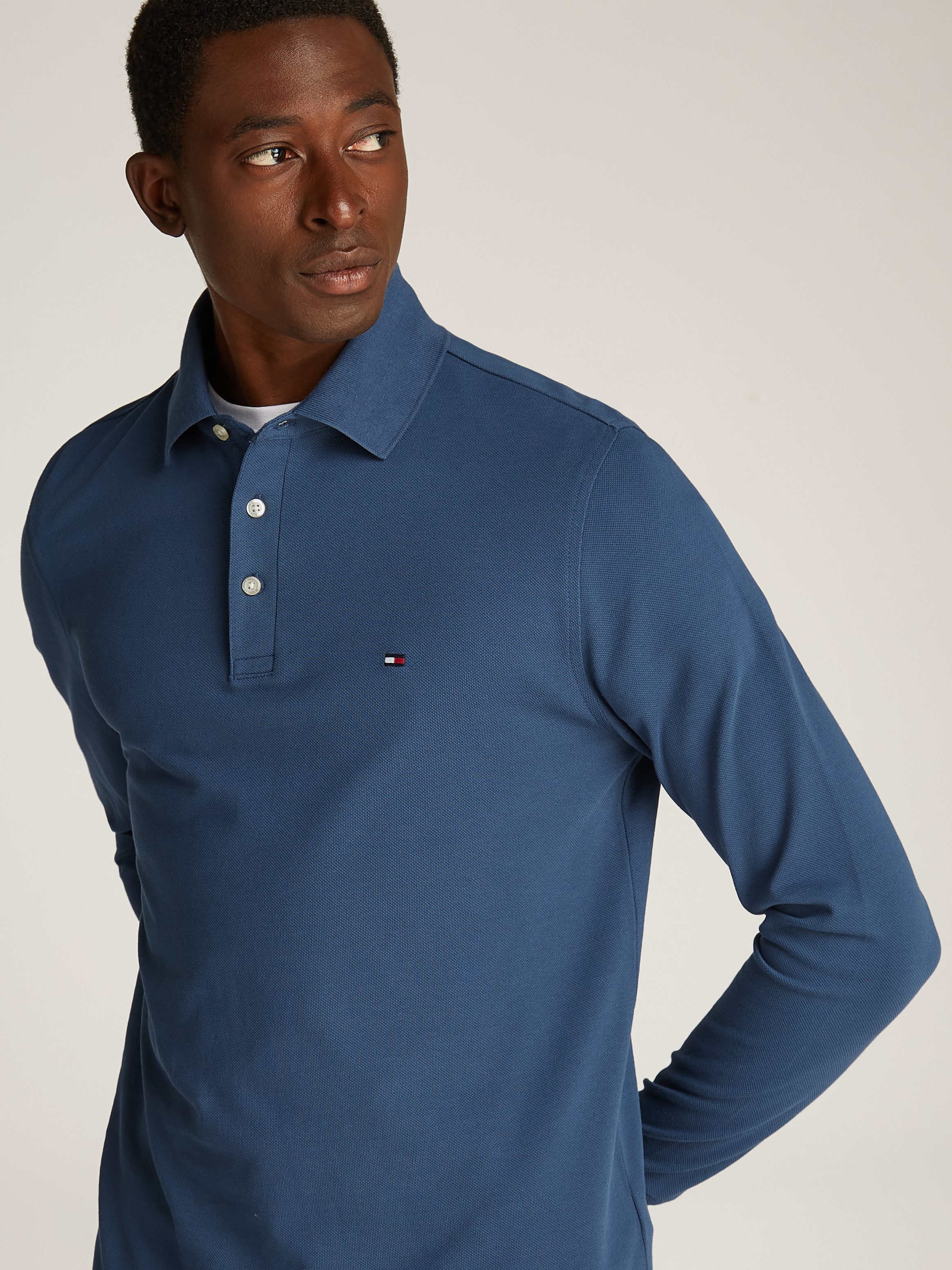 Tommy Hilfiger Langarm-Poloshirt 1985 SLIM LS günstig online kaufen