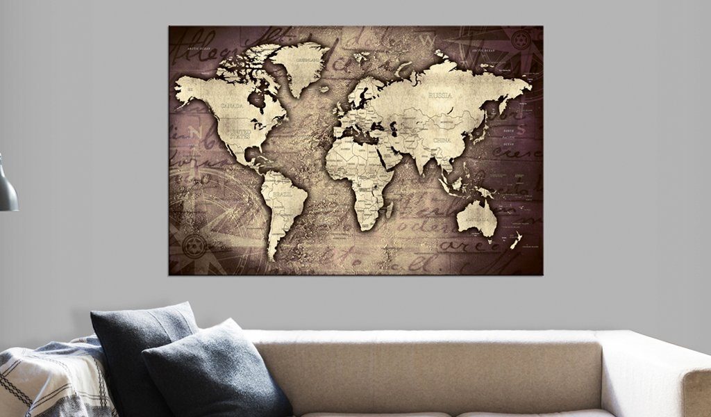Pinnwand Artgeist World Map] Precious [Cork