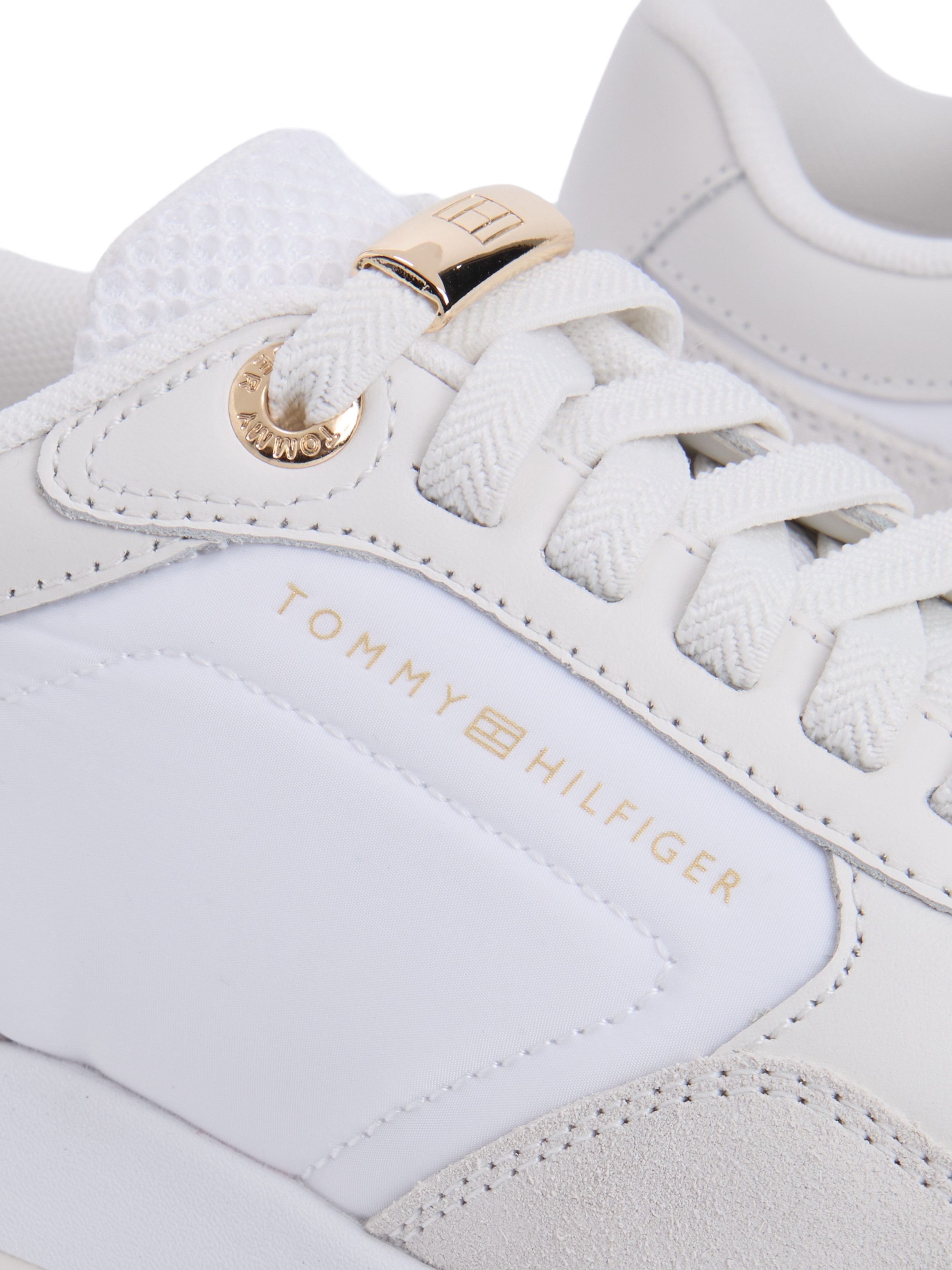 Tommy Hilfiger TH CHIC EVA RUNNER MESH Plateausneaker Freizeitschuh, Halbschuh, Slipper mit elastischen Schnürsenkeln