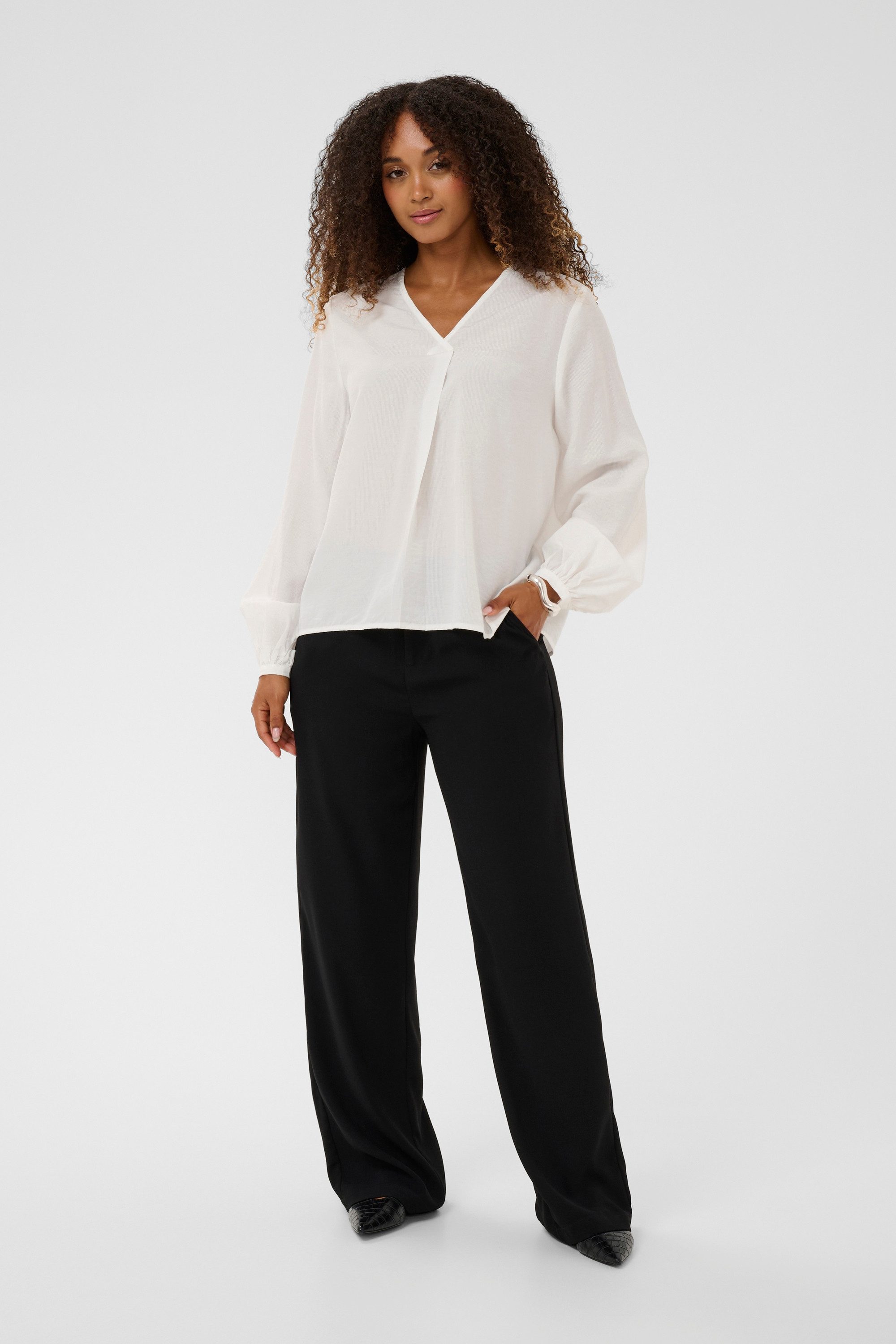 Cream Langarmbluse Langarm-Bluse CRIrina