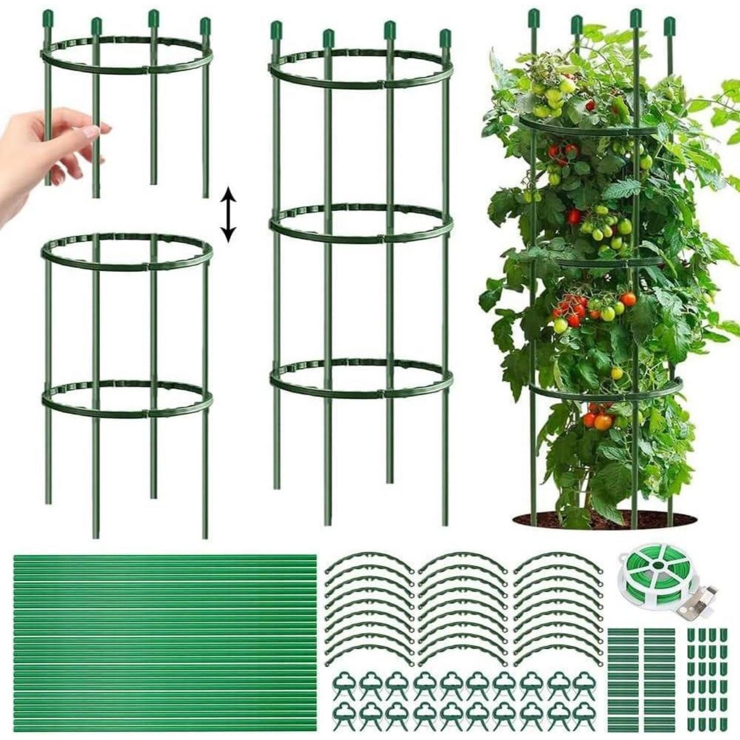 Rankhilfe Tomaten Rankhilfe Gurken Rankgitter Tomatenkäfig Durchmesser 25cm