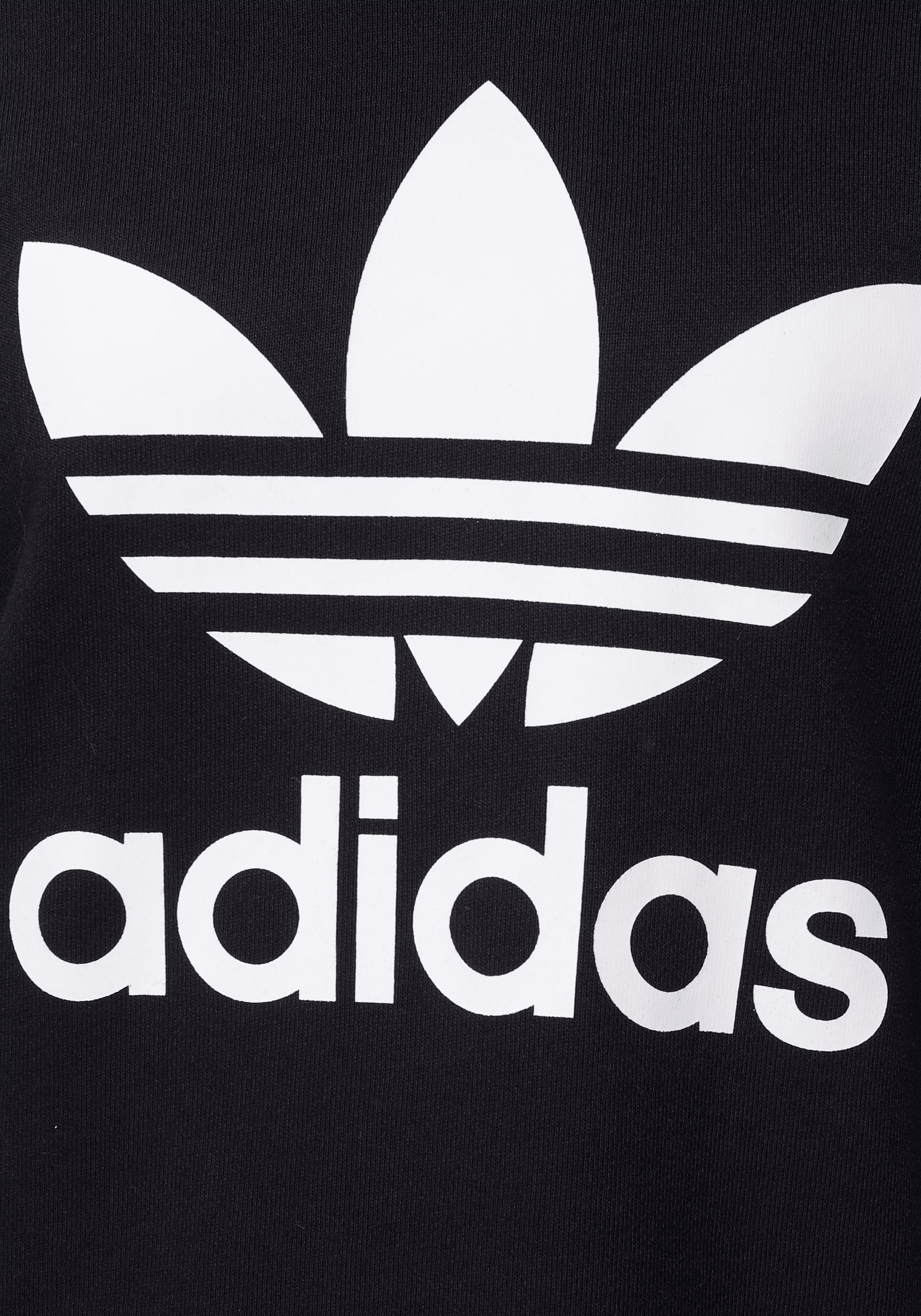 BLACK/WHITE adidas Sweatshirt TREFOIL Originals