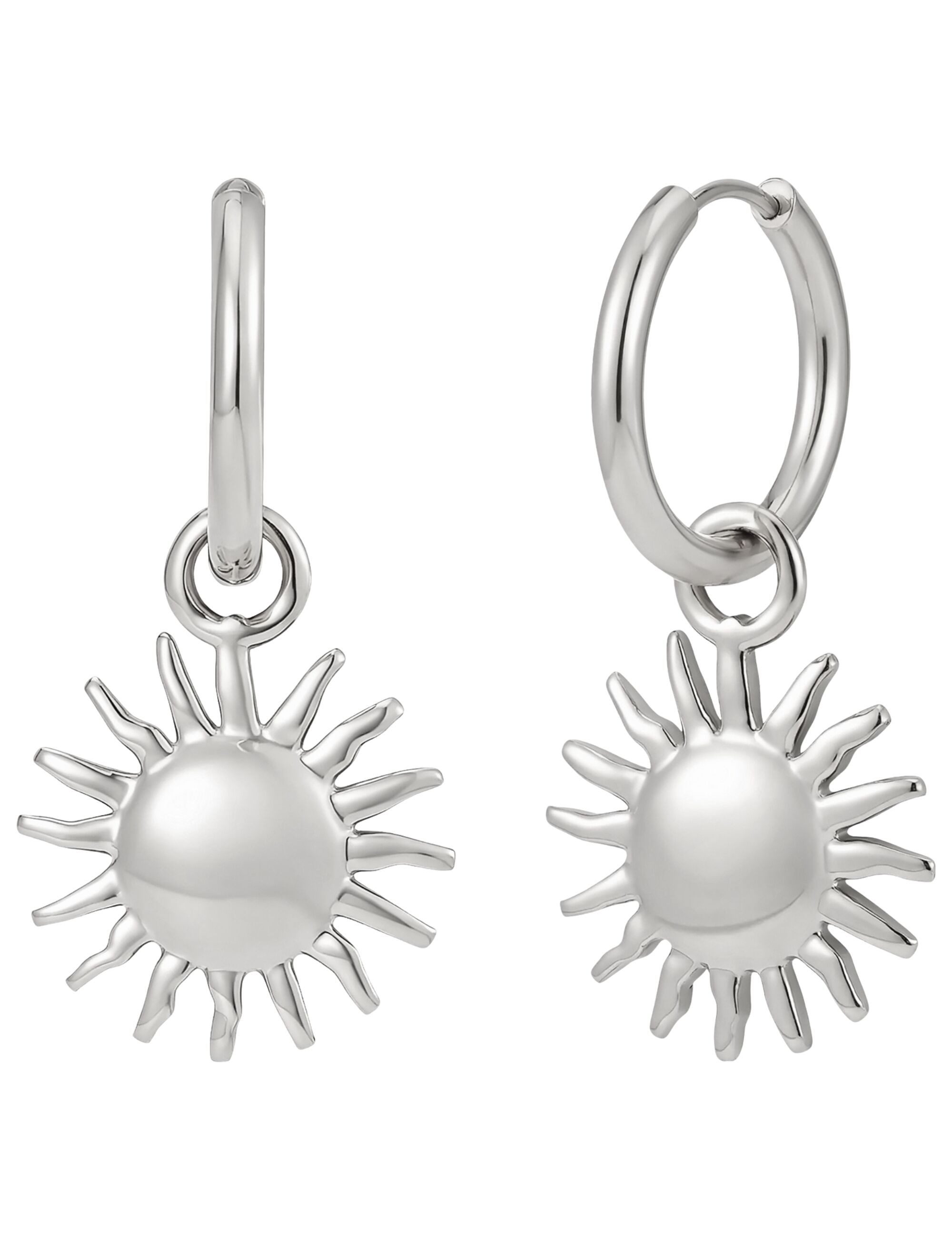 GOOD.designs Paar Creolen Sonne, allergikerfreundlich
