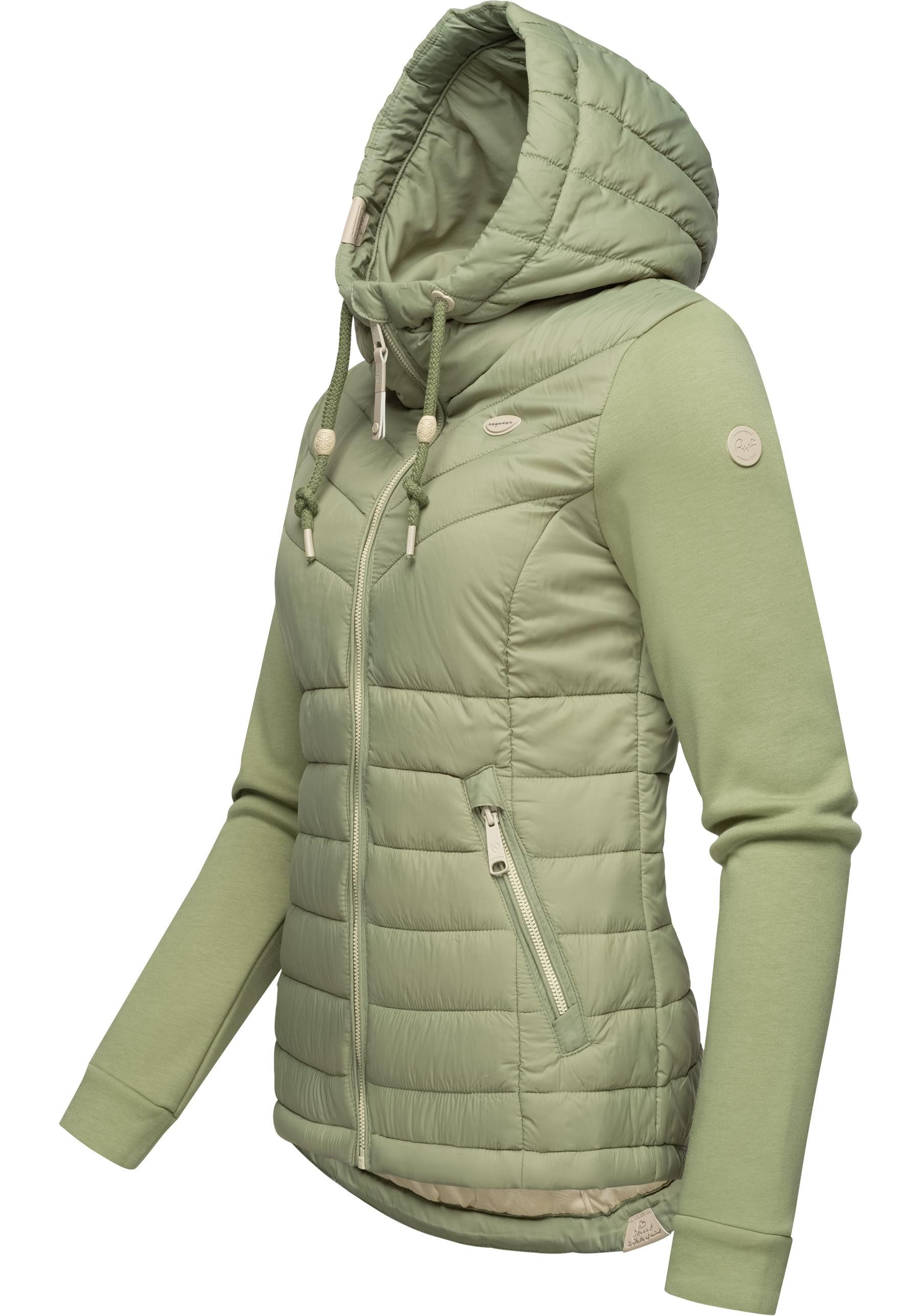 Ragwear Outdoorjacke Lucinda Steppjacke aus modernem Materialmix mit Kapuze günstig online kaufen