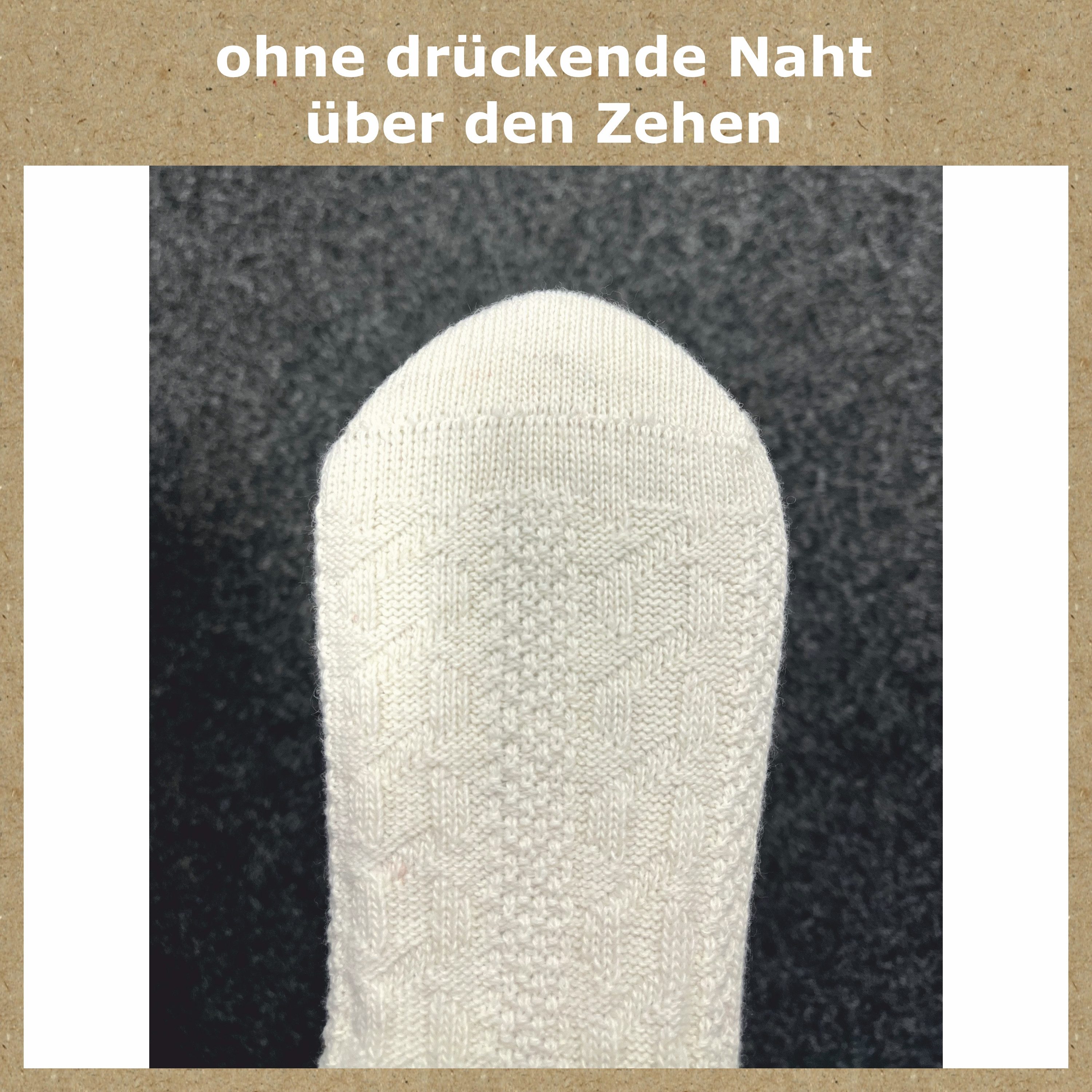 GAWILO Trachtensocken für Damen aus Merino Wolle mit Zopfmuster - kurz (1 Paar) Trachtenstrümpfe, Schoppersocken mit Komfortbund aus Wolle