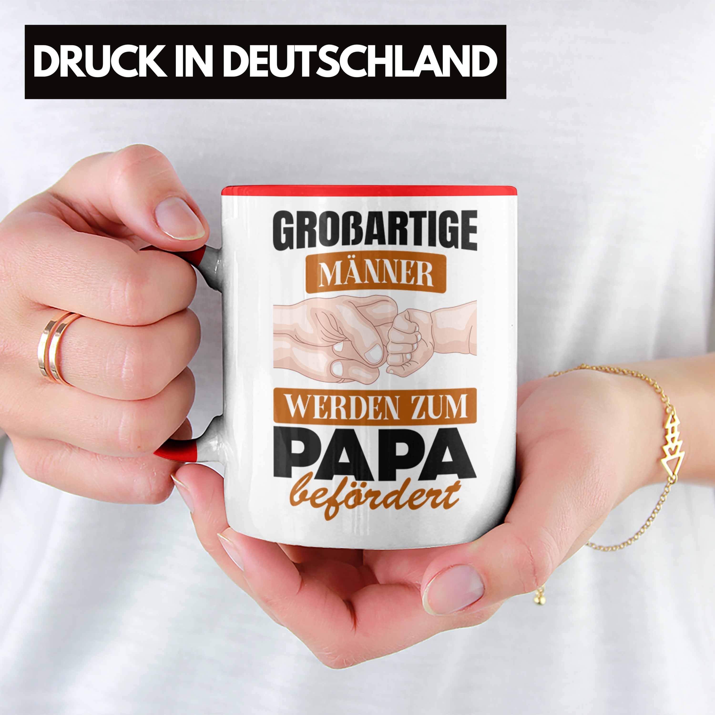 Papa Rot Tasse Wirst Trendation Männer Großartige Tasse Geschenk Zum Geschenkidee Du Vater - Trendation werden Befördert