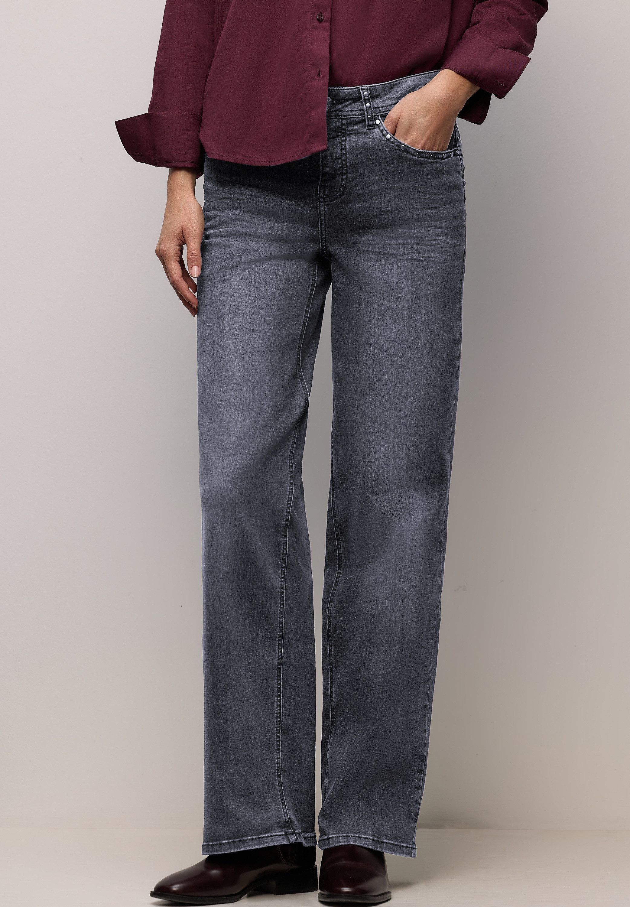 STREET ONE Loose-fit-Jeans 5-Pocket-Style günstig online kaufen